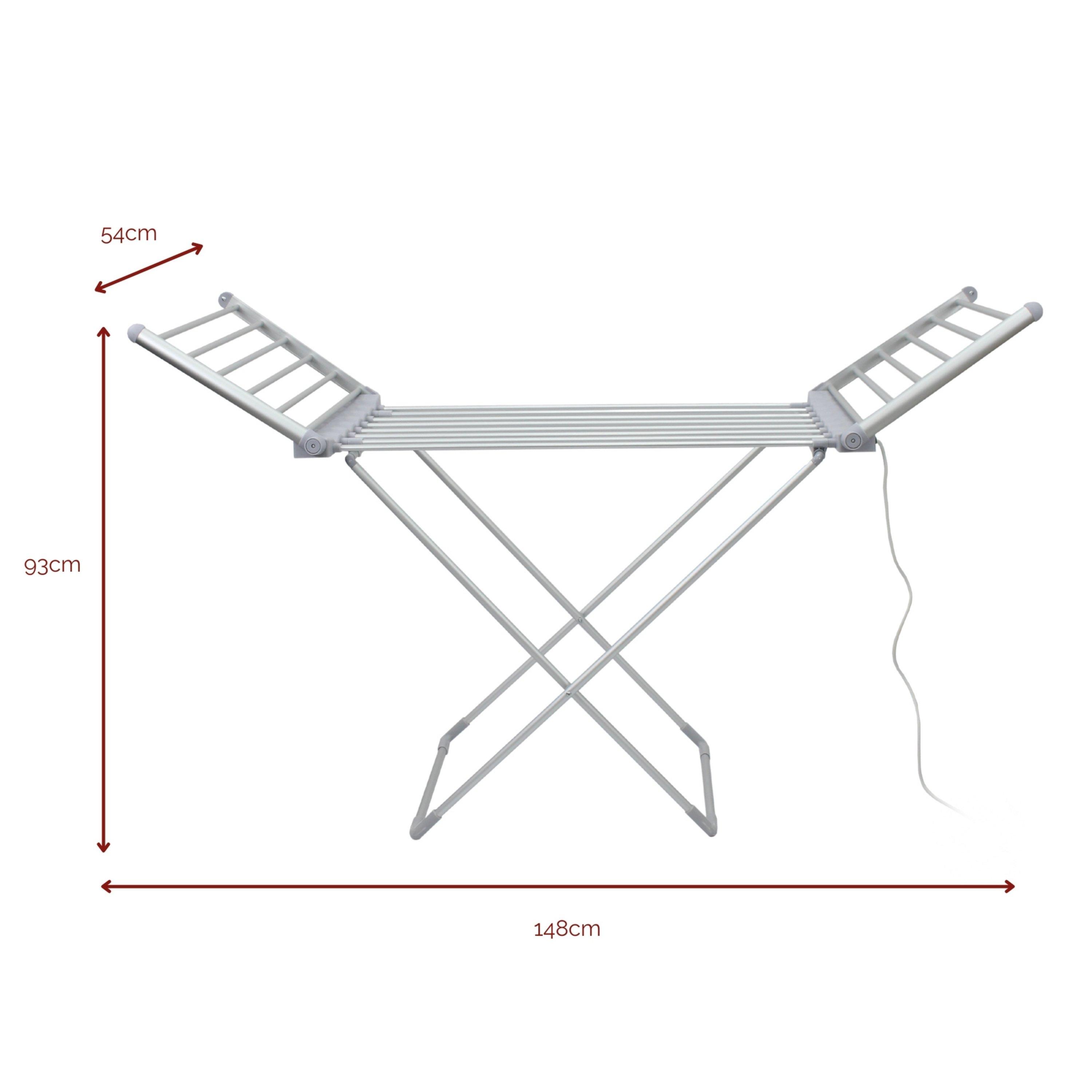 White - Rediffusion - Heated Winged Airer - 2