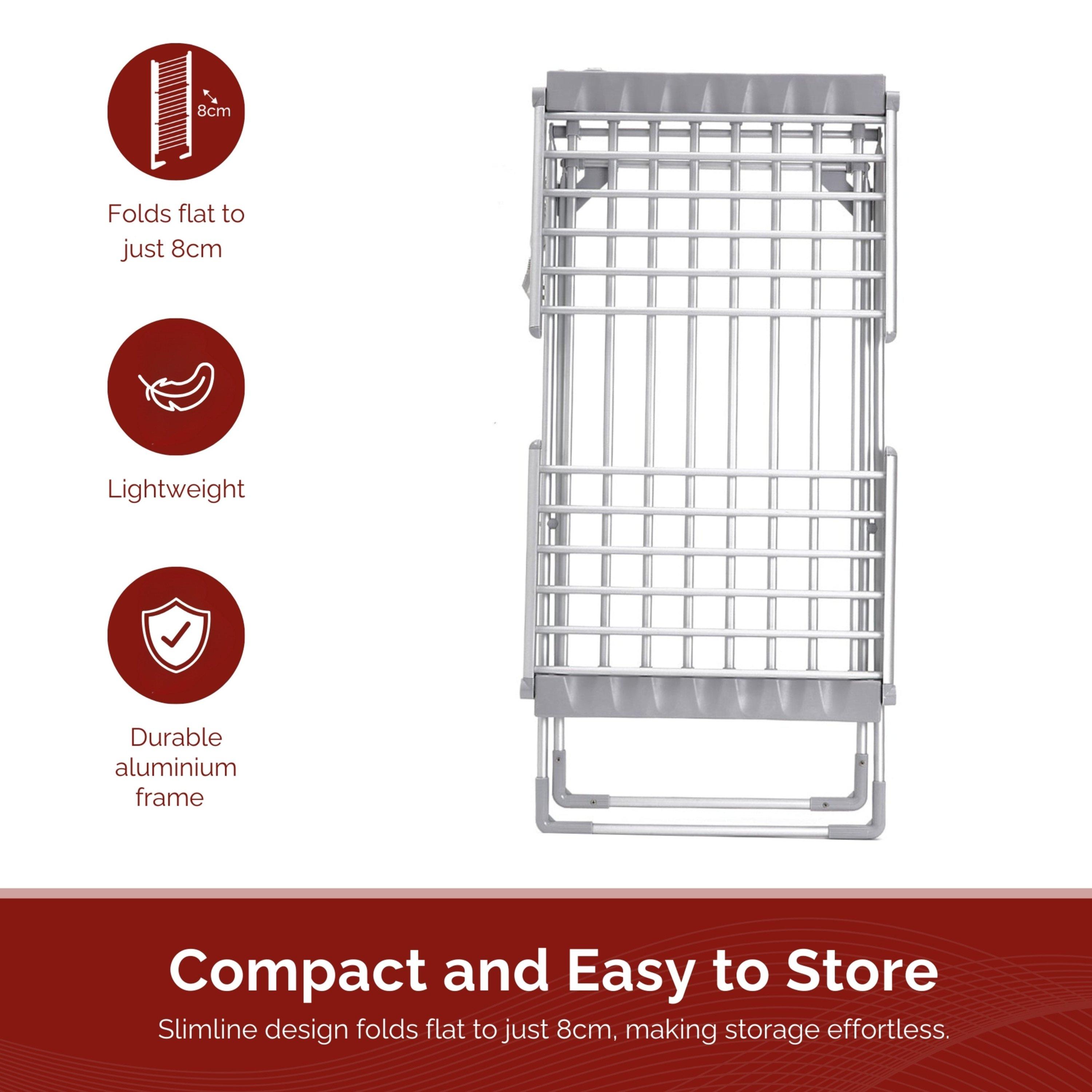 White - Rediffusion - Heated Winged Airer - 6