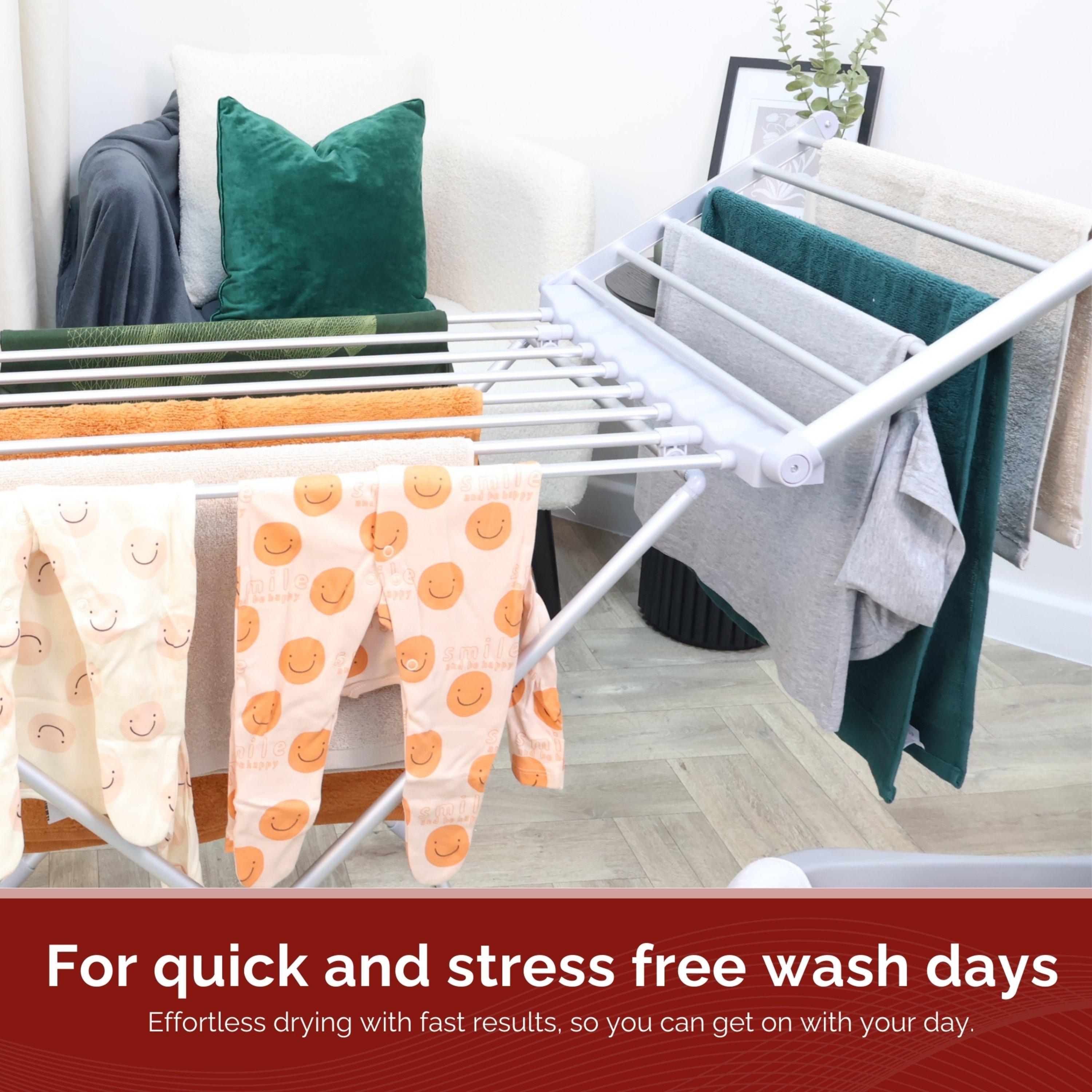 White - Rediffusion - Heated Winged Airer - 7