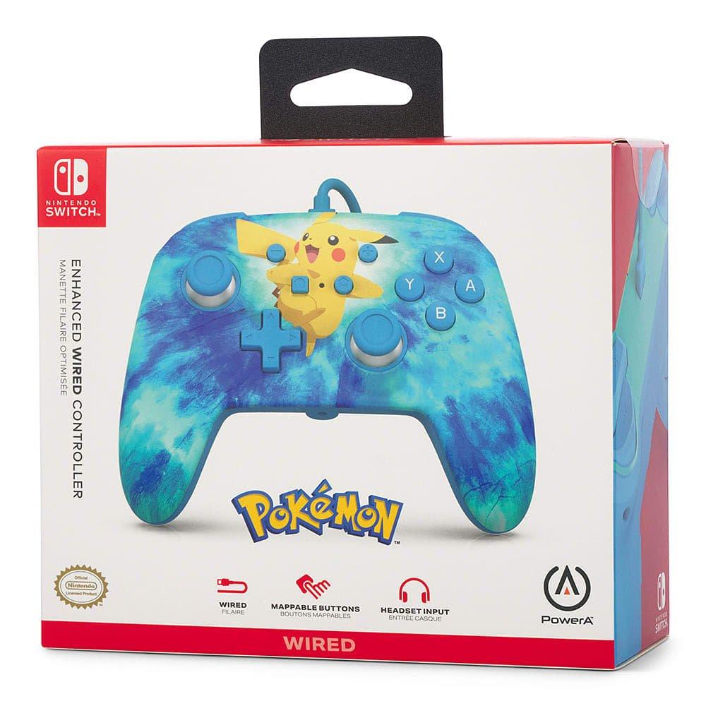 Tie Dye Pikachu - PowerA - Switch Wired Controller - Tie Dye Pikachu - 2