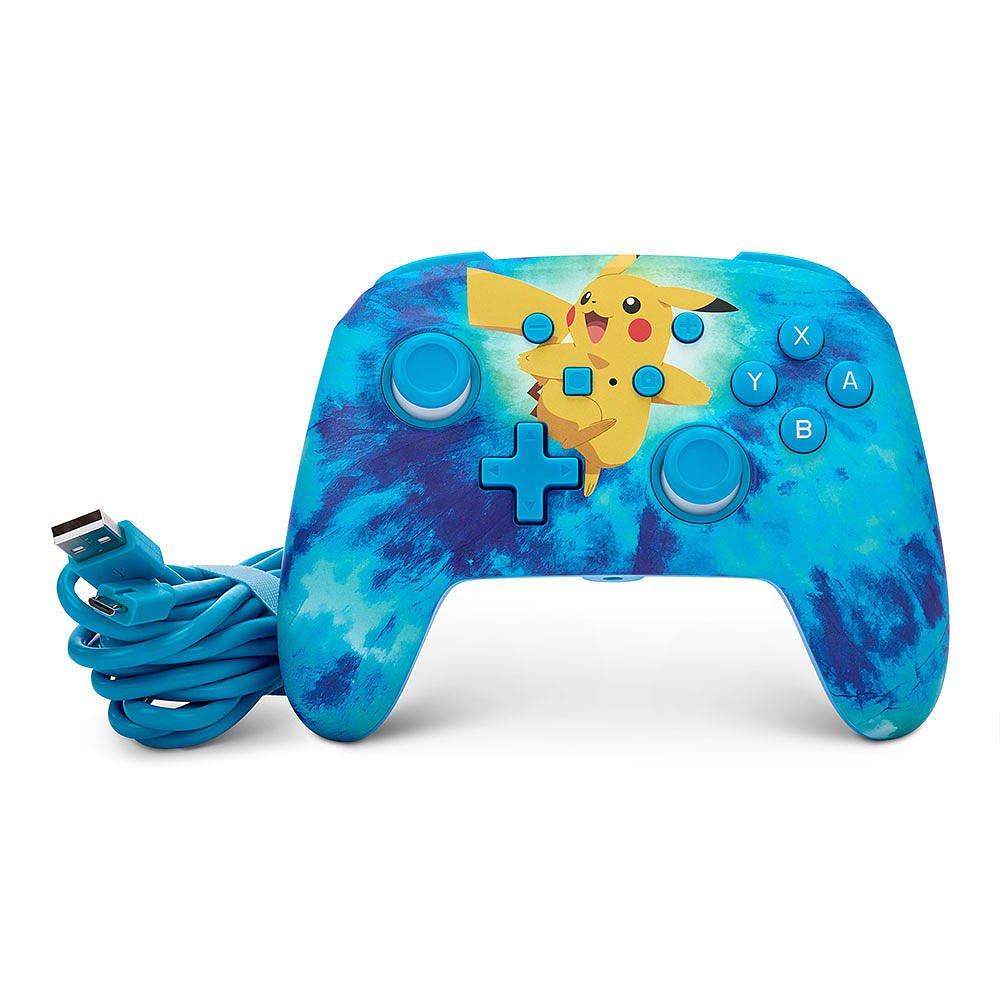 Tie Dye Pikachu - PowerA - Switch Wired Controller - Tie Dye Pikachu - 8