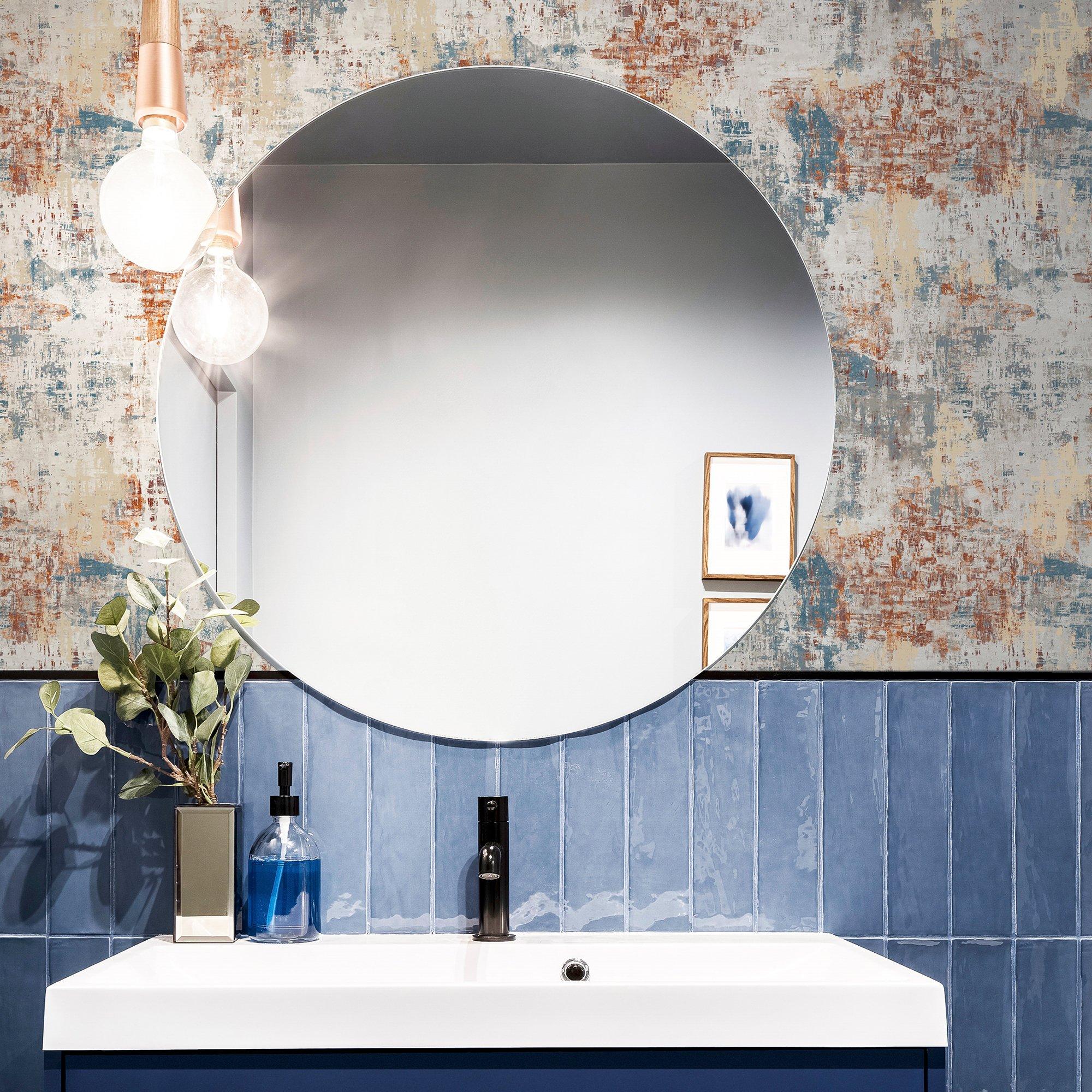 Copper &  Navy - Arthouse - Abstract Texture Copper Navy sw12 - 7