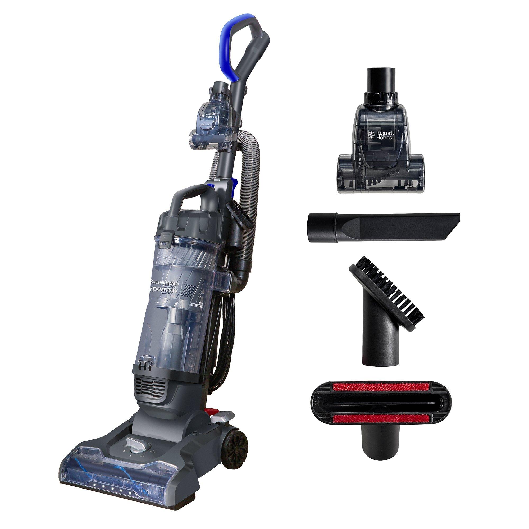 Grey And Blue - Russell Hobbs - Russell Hobbs RHUV7001 Upright Vacuum, Grey & Blue - 1