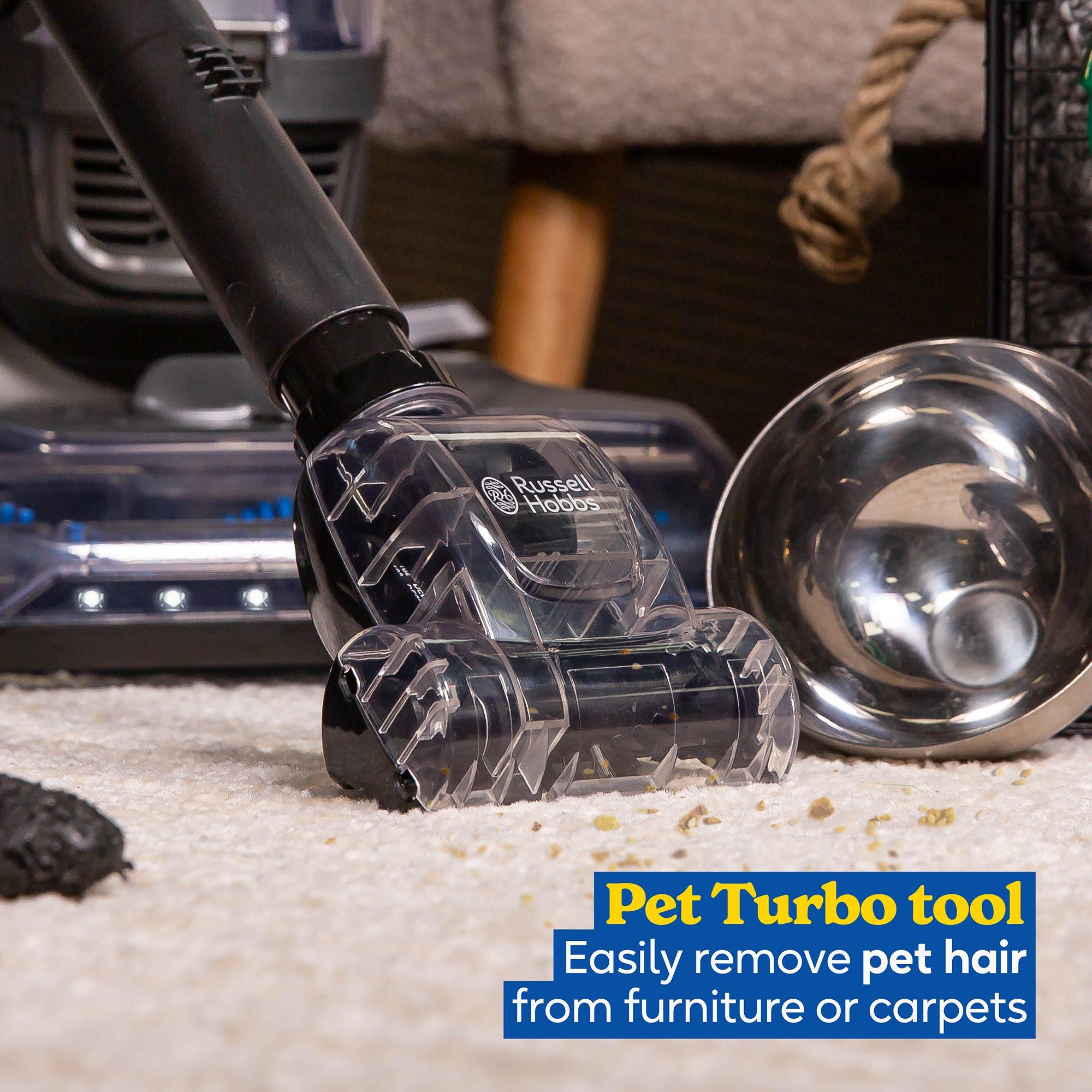 Grey And Blue - Russell Hobbs - RHUV7001 Upright Vacuum Grey & Blue - 13