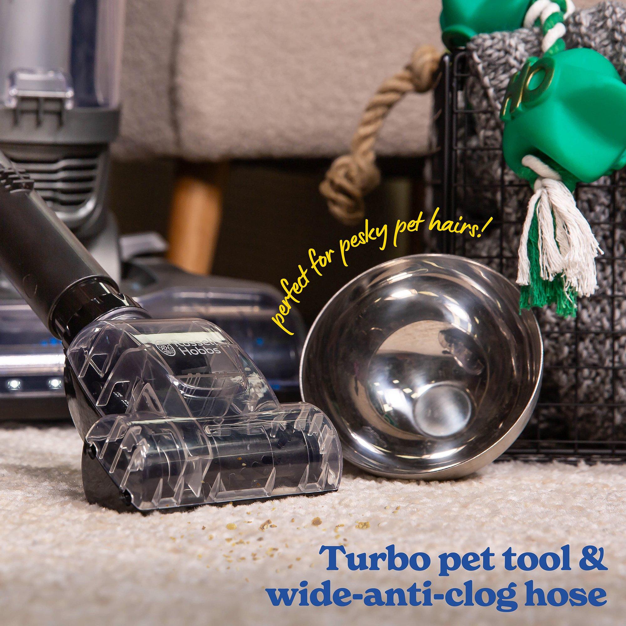 Grey And Blue - Russell Hobbs - Russell Hobbs RHUV7001 Upright Vacuum, Grey & Blue - 6