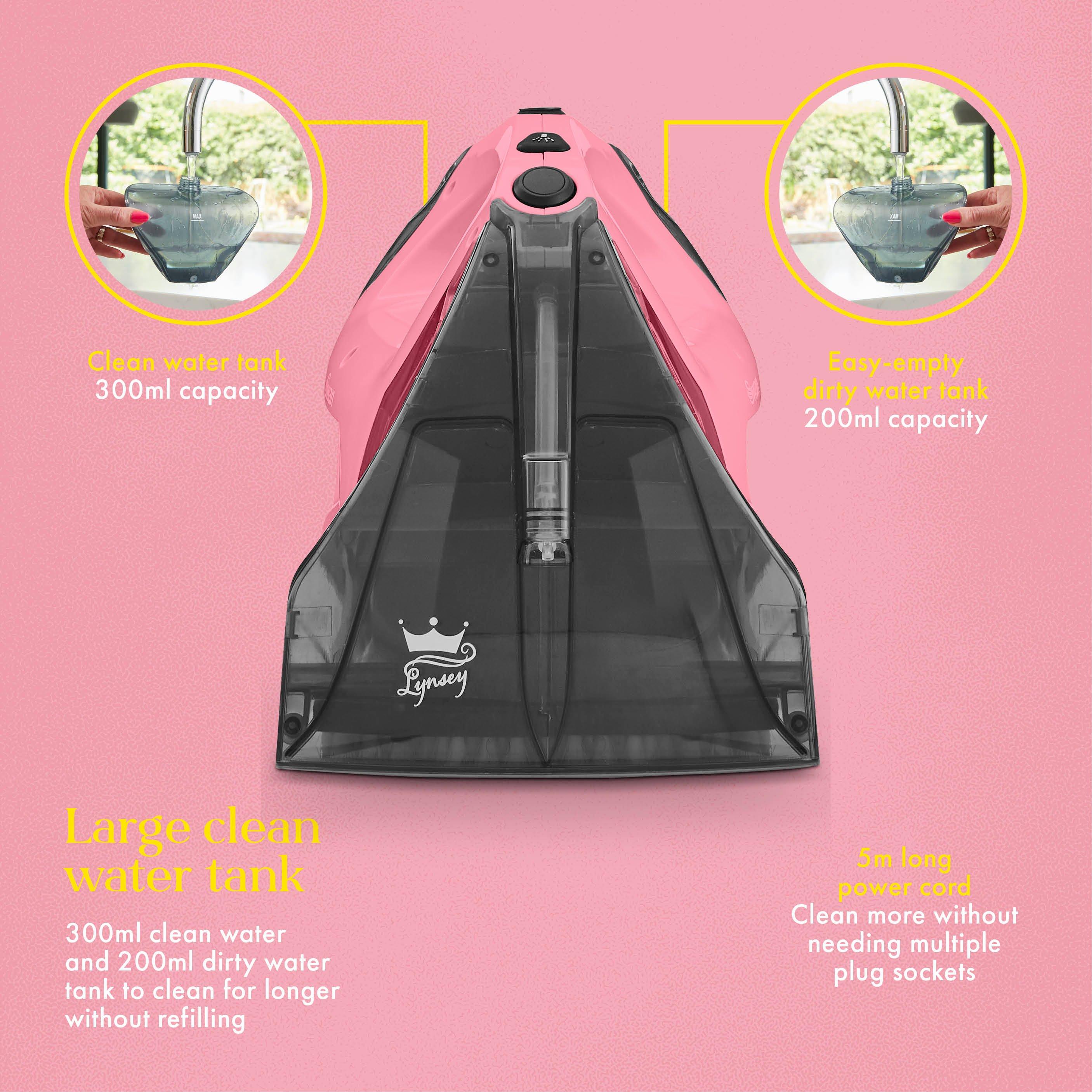 None - Swan - Lynsey TVs Queen of Clean Handheld Carpet Cleaner - 7