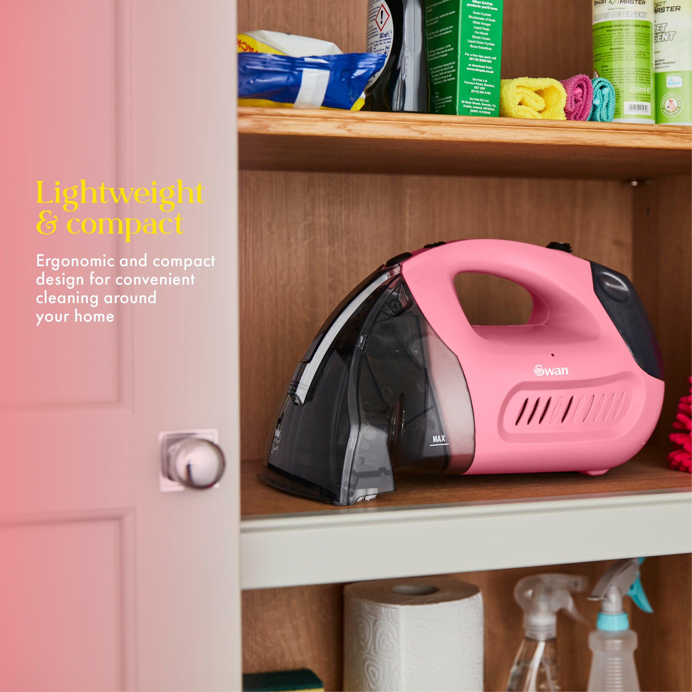 None - Swan - Lynsey TVs Queen of Clean Handheld Carpet Cleaner - 8