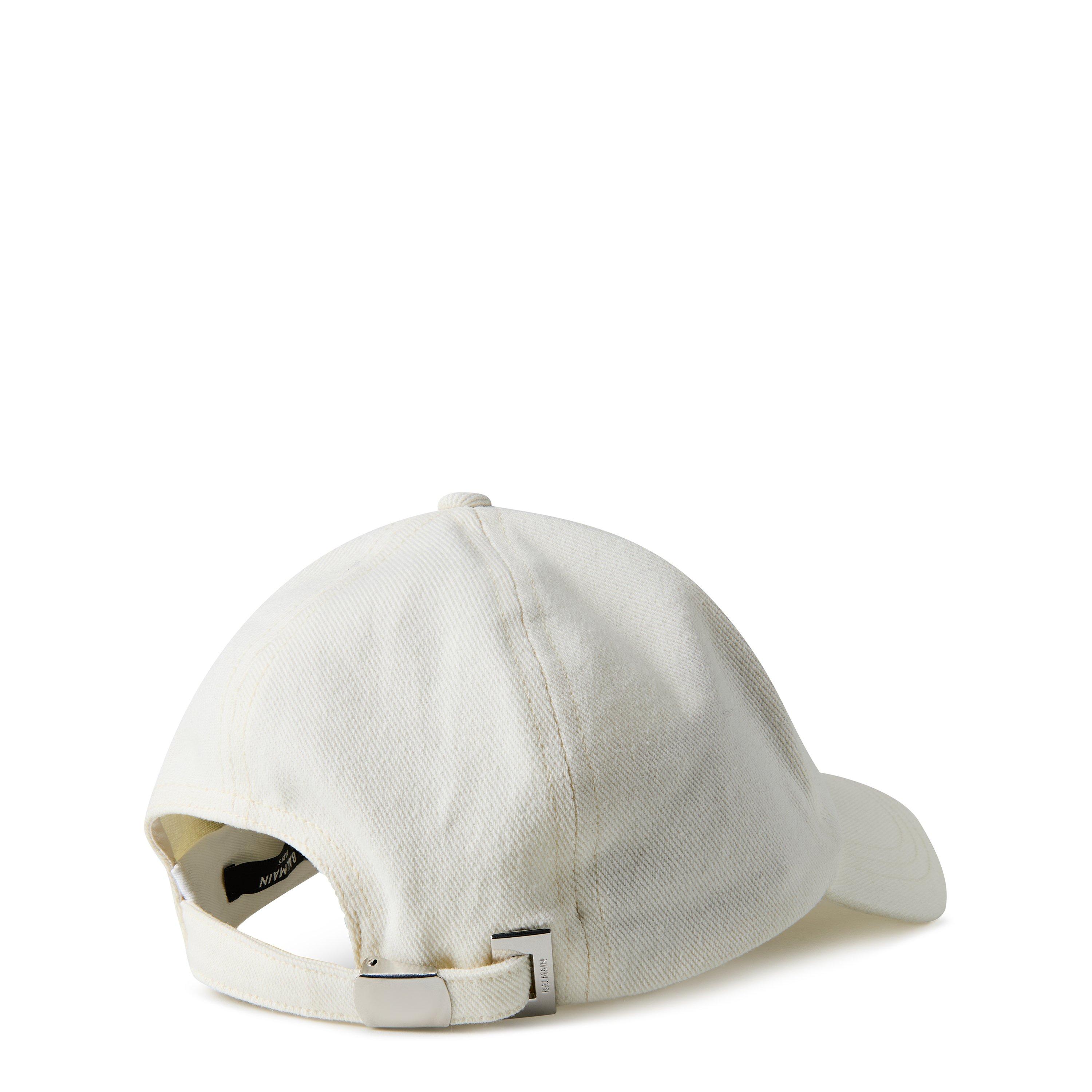Ivory/Black - Balmain - Signature Cap - 4