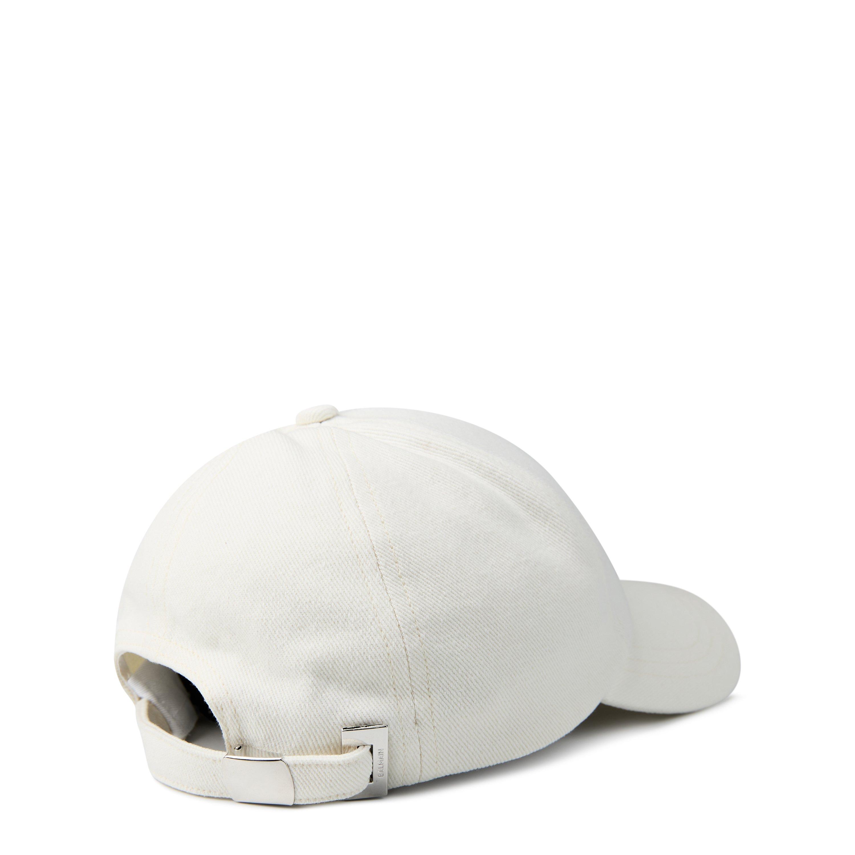 Ivory/Black - Balmain - Signature Cap - 2