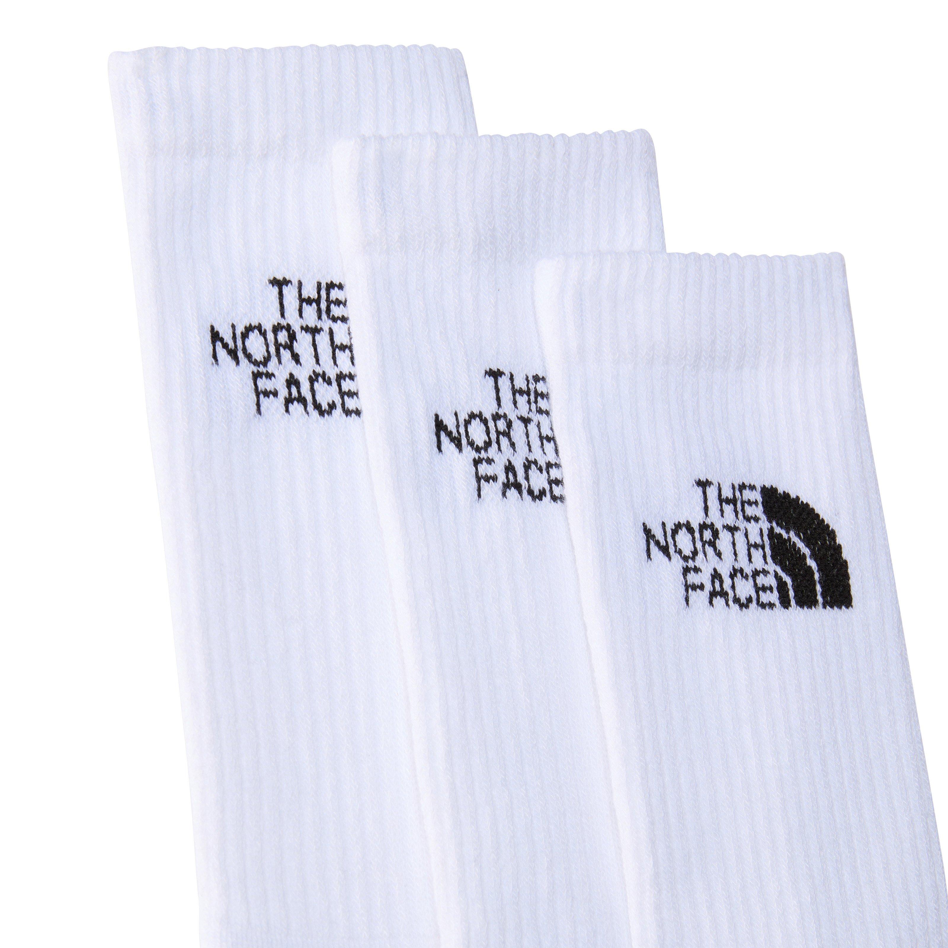 TNF White - The North Face - Multi-Sport Cushion Crew Socks 3-Pack - 3
