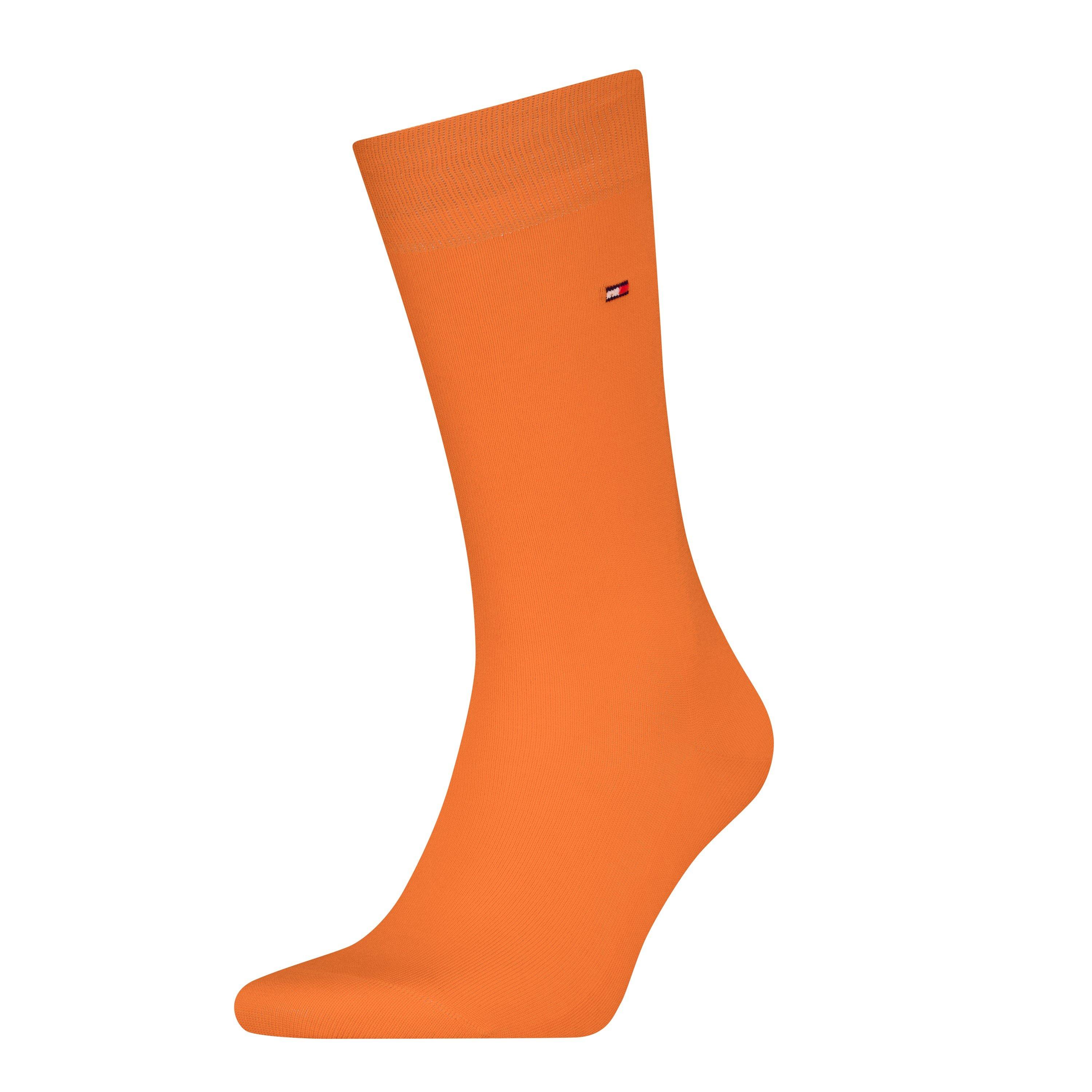 Tommy Hilfiger Men's Crew Socks - Orange - M7.5-8.5