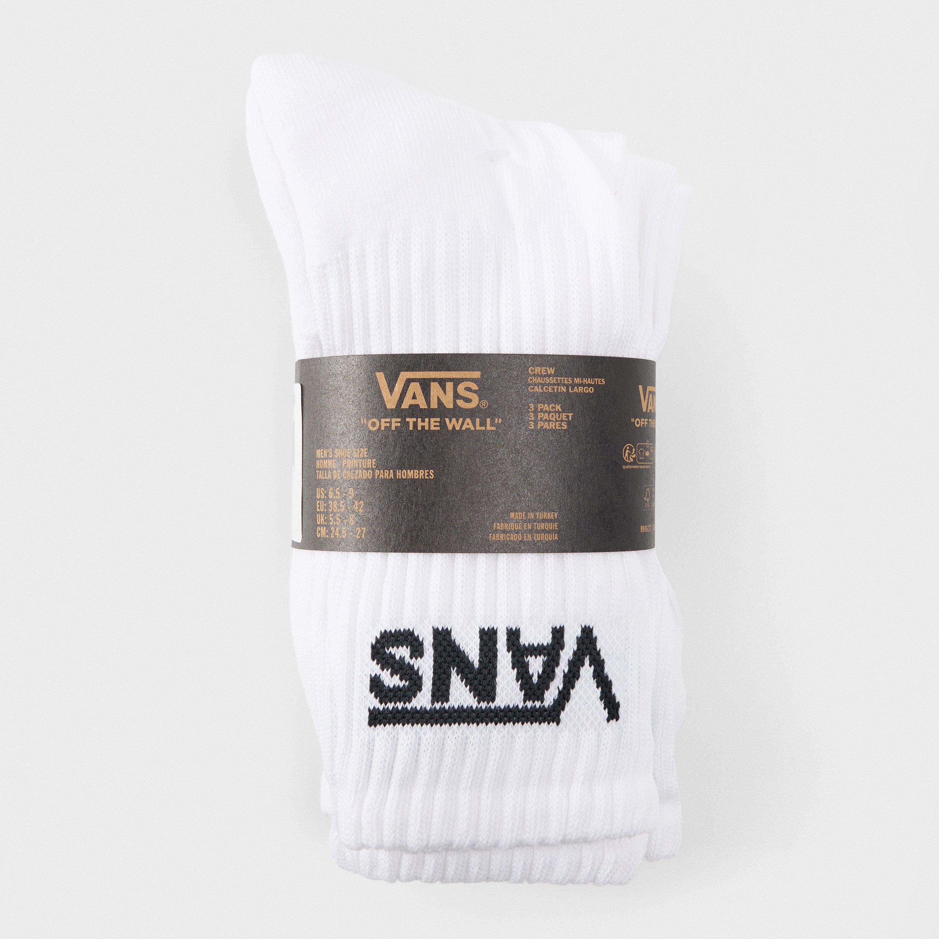 White - Vans - Classic Rox White Crew Socks - 2