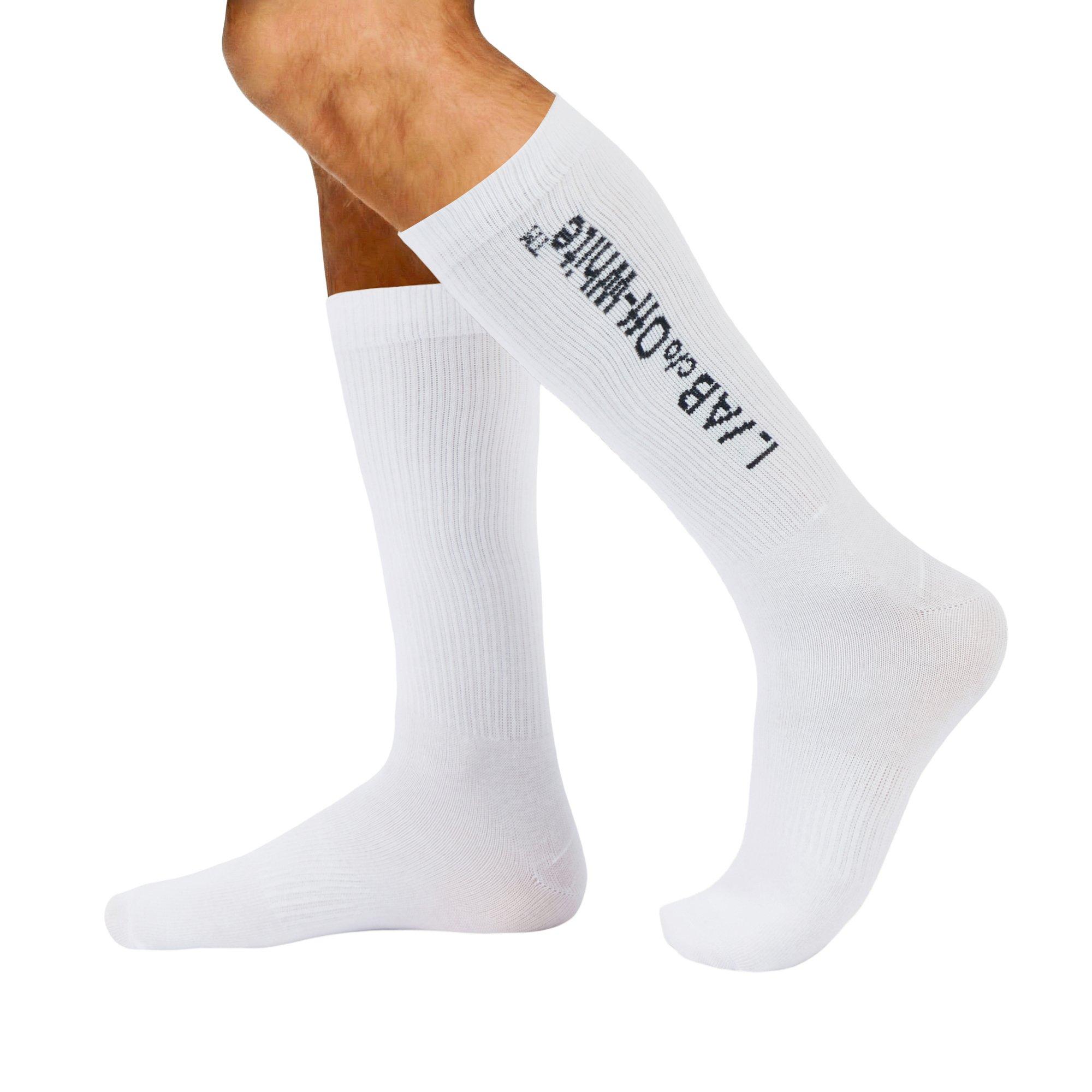 White 100 - L AB Off White - L/AB 3 Pack Text Sn64 - 4