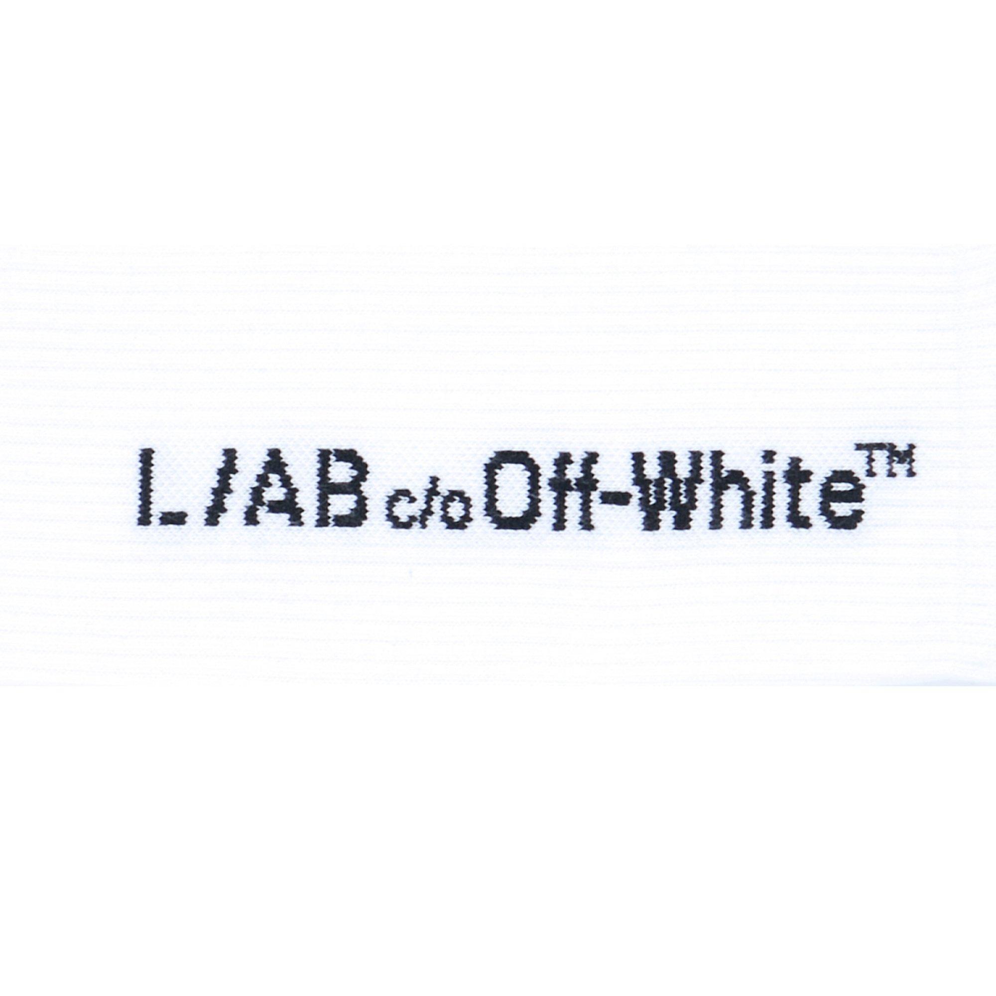 Multi 959 - L AB Off White - Men's Text 3 Pack Crew Socks - 2