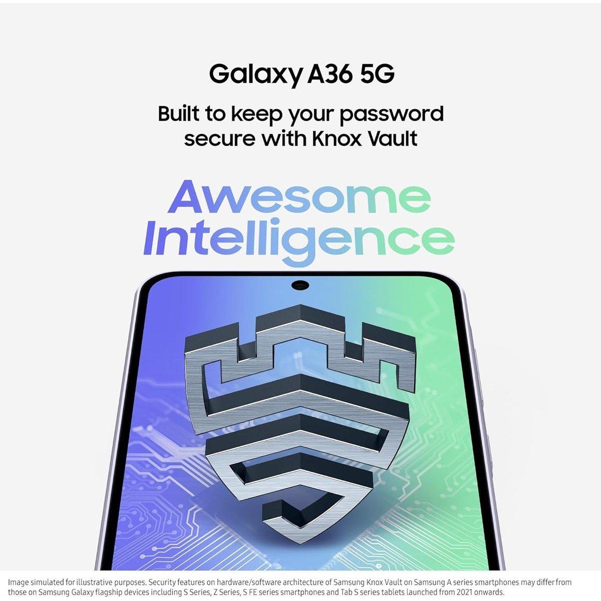 Black - Samsung - Galaxy A36 5G 256GB AI Mobile Phone - 6