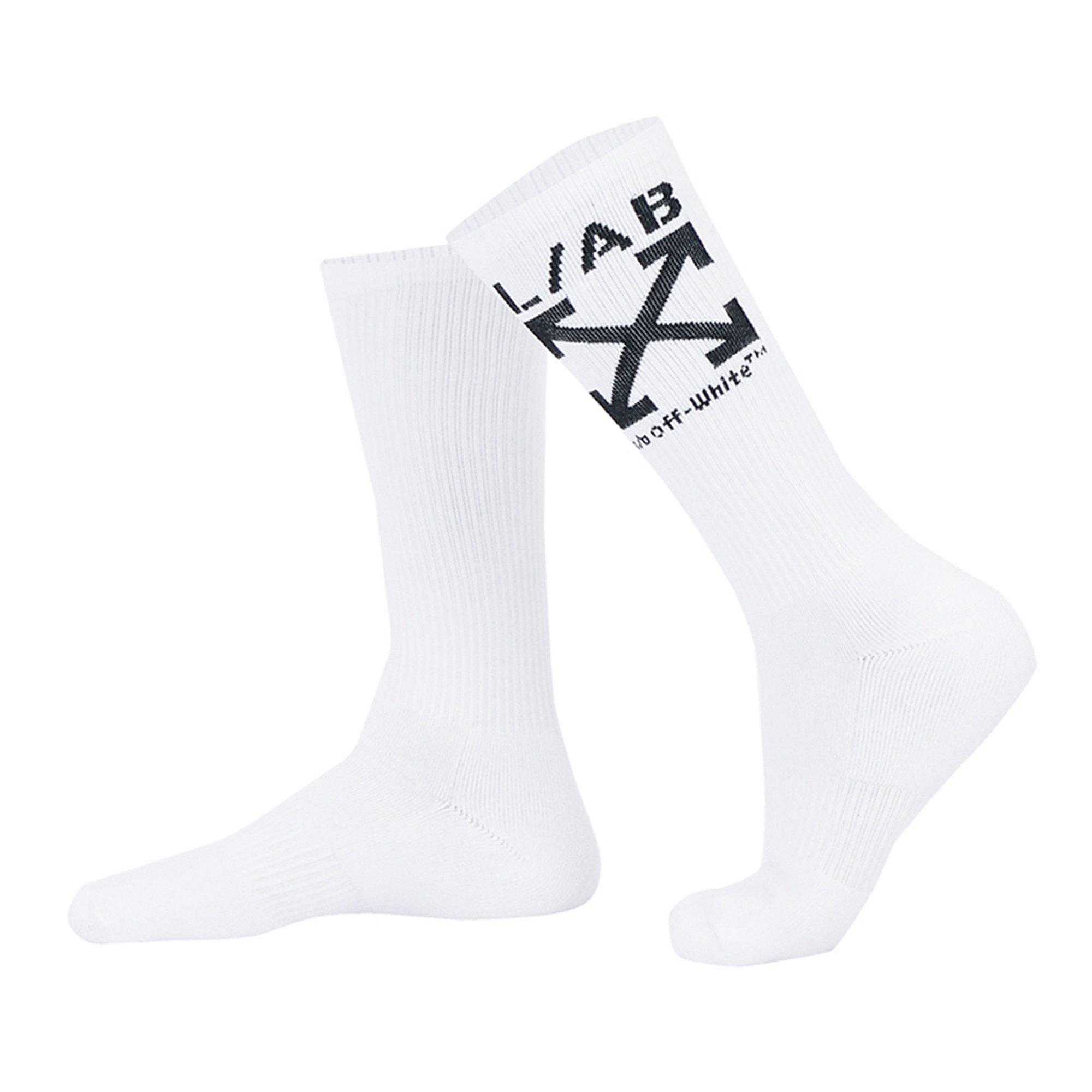 White 100 - L AB Off White - L/AB Arrow Mid Calf Sn64