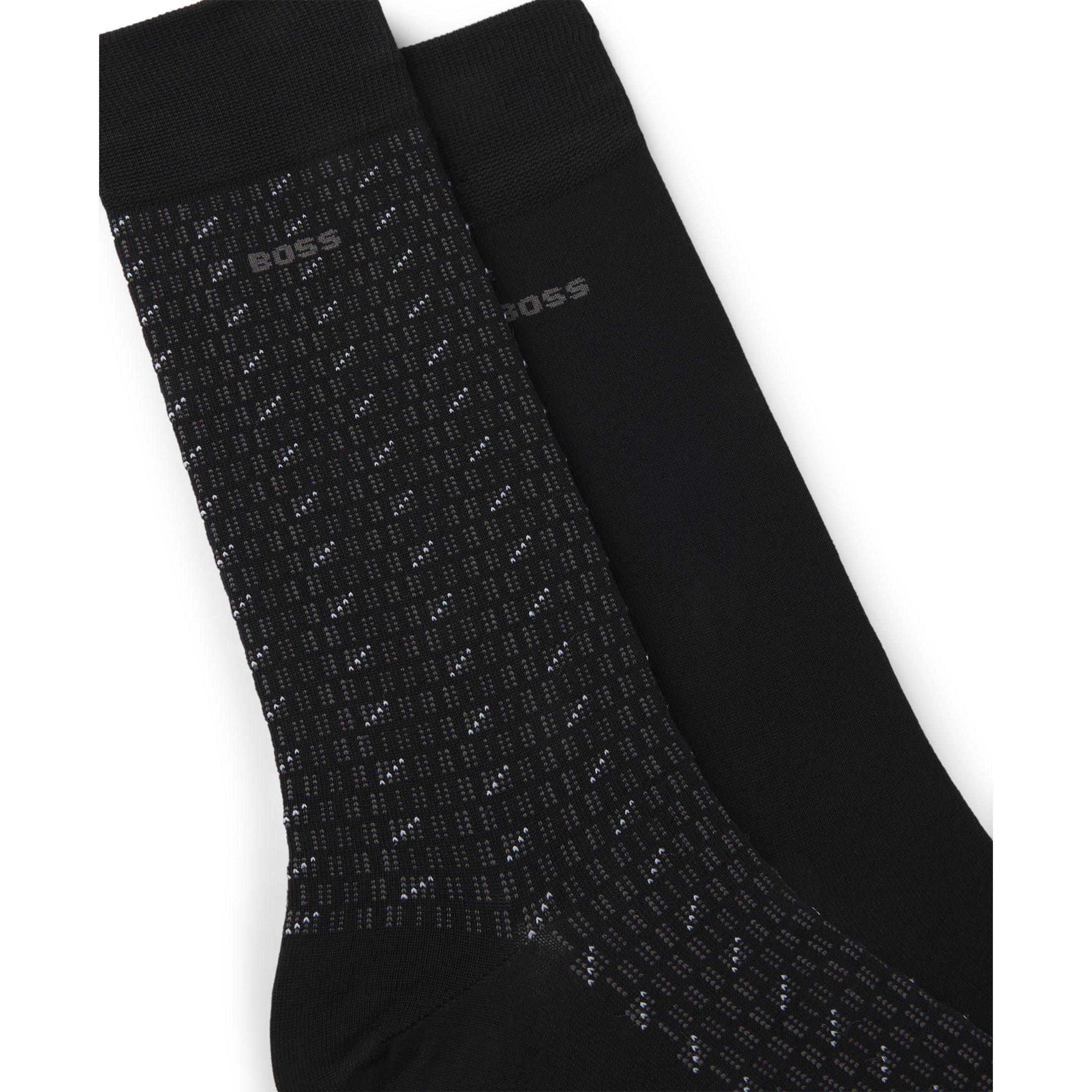 Boss Bodywear Mens BOSS ORANGE 2 Pack Socks - Mini Pins Detail | FRASERS