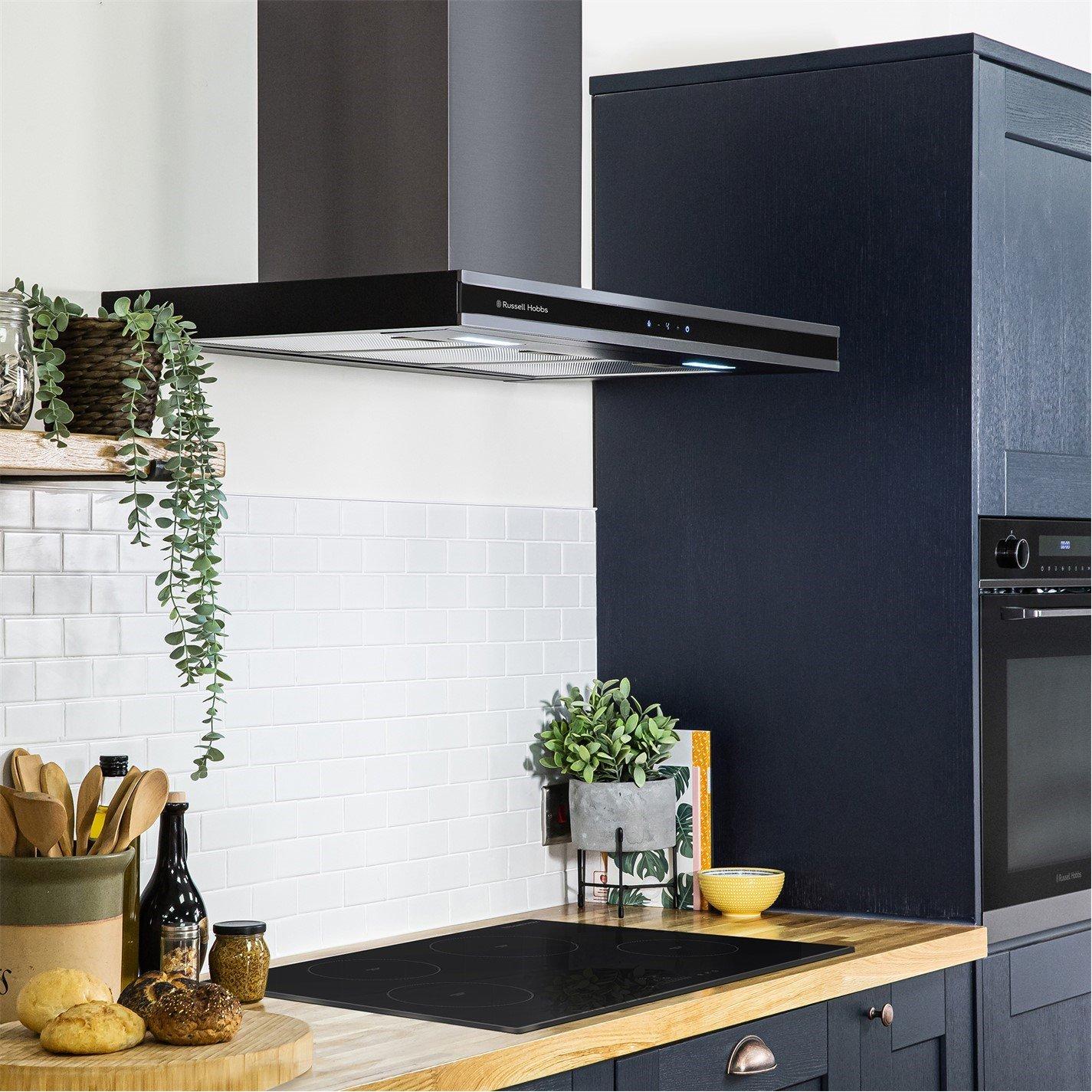 Dark Steel - Russell Hobbs - RHGCH903DS 90cm Chimney Cooker Hood - 5