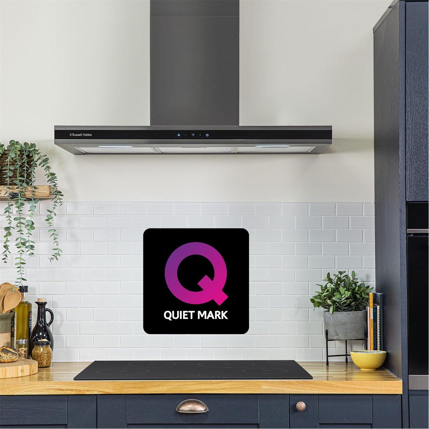 Dark Steel - Russell Hobbs - RHGCH903DS 90cm Chimney Cooker Hood - 8