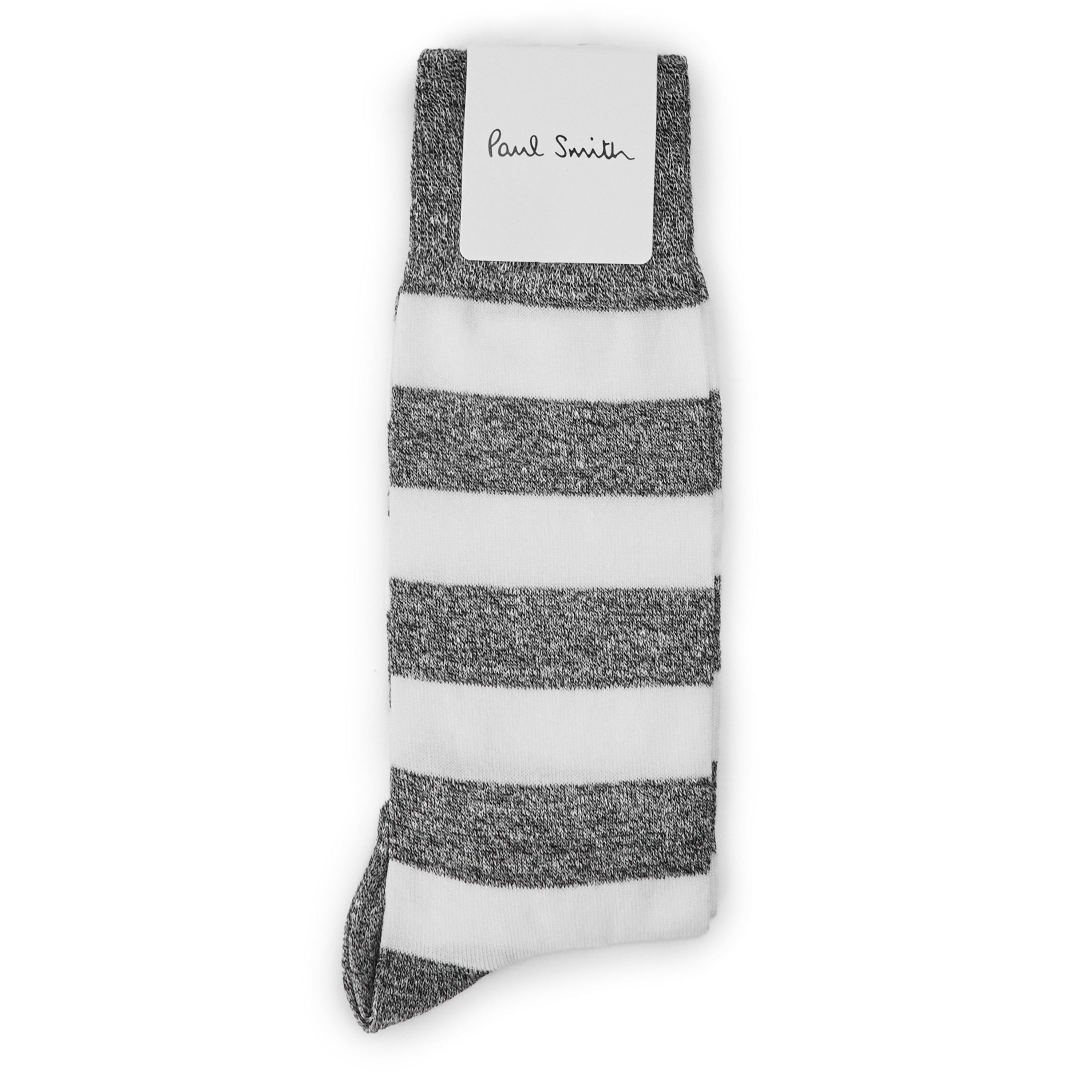 BLACK AND OTHER - PS Paul Smith Socks - PS MEN SOCK BARRY LINEN - 2