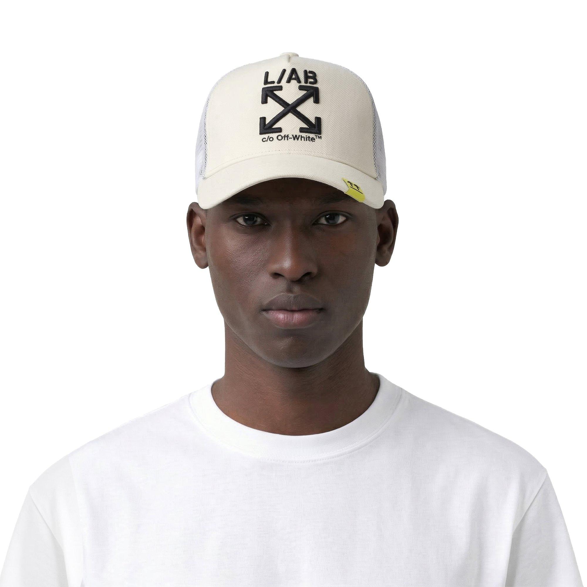 Birch 278 - L AB Off White - Men's Arrow Cotton Trucker Cap - 4