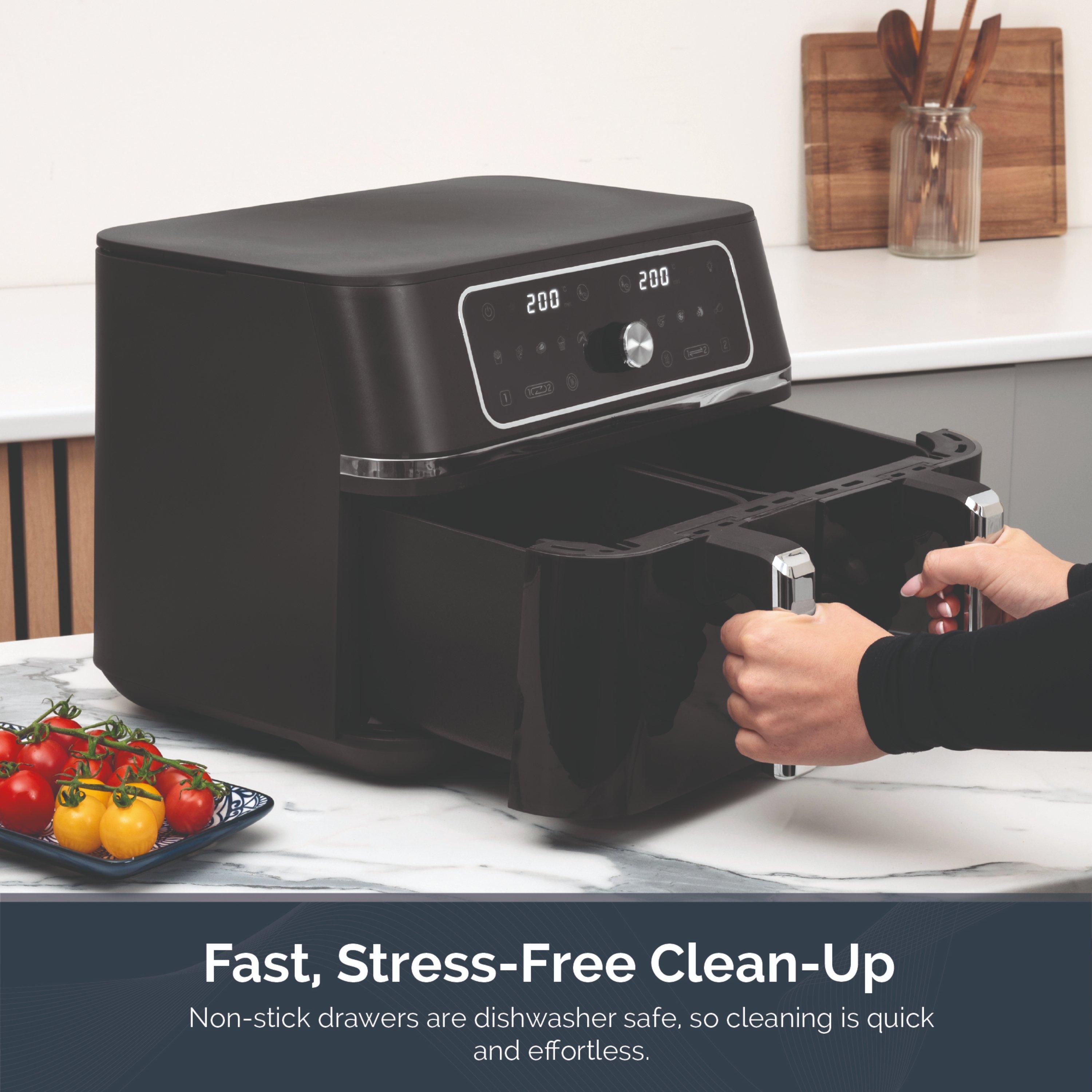 Black - Rediffusion - Dual Basket Air Fryer - 11