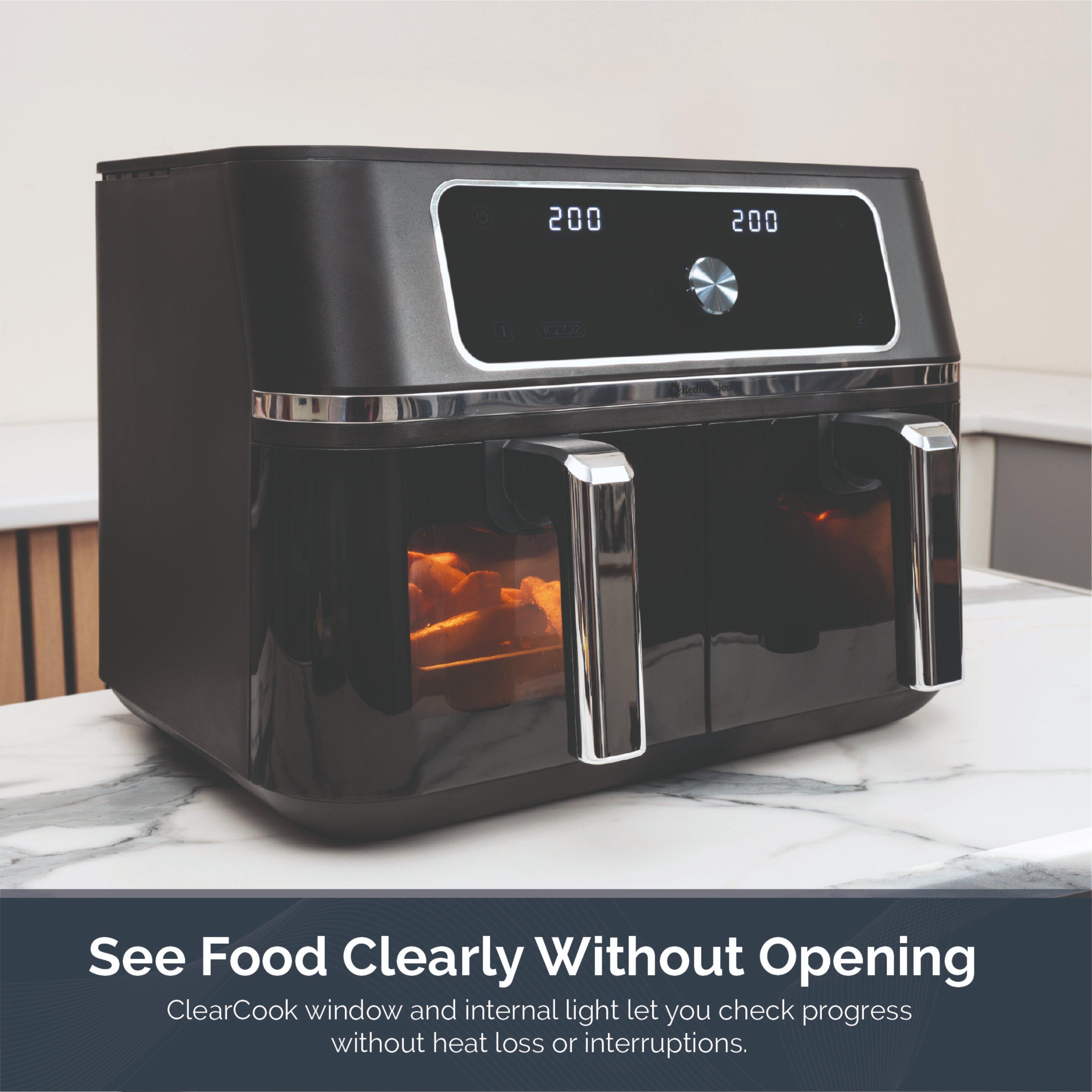 Black - Rediffusion - Dual Basket Air Fryer - 3