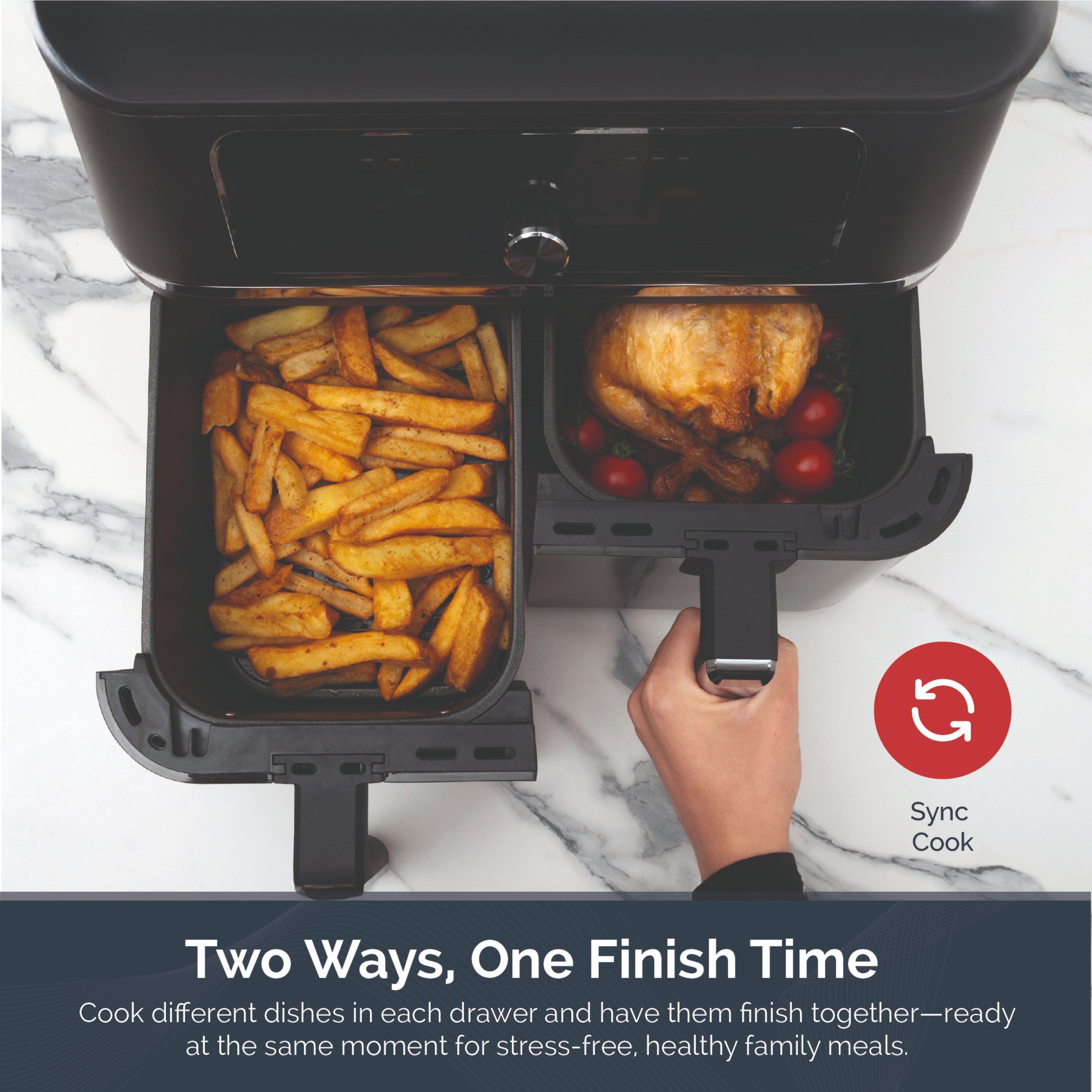 Black - Rediffusion - Dual Basket Air Fryer - 5
