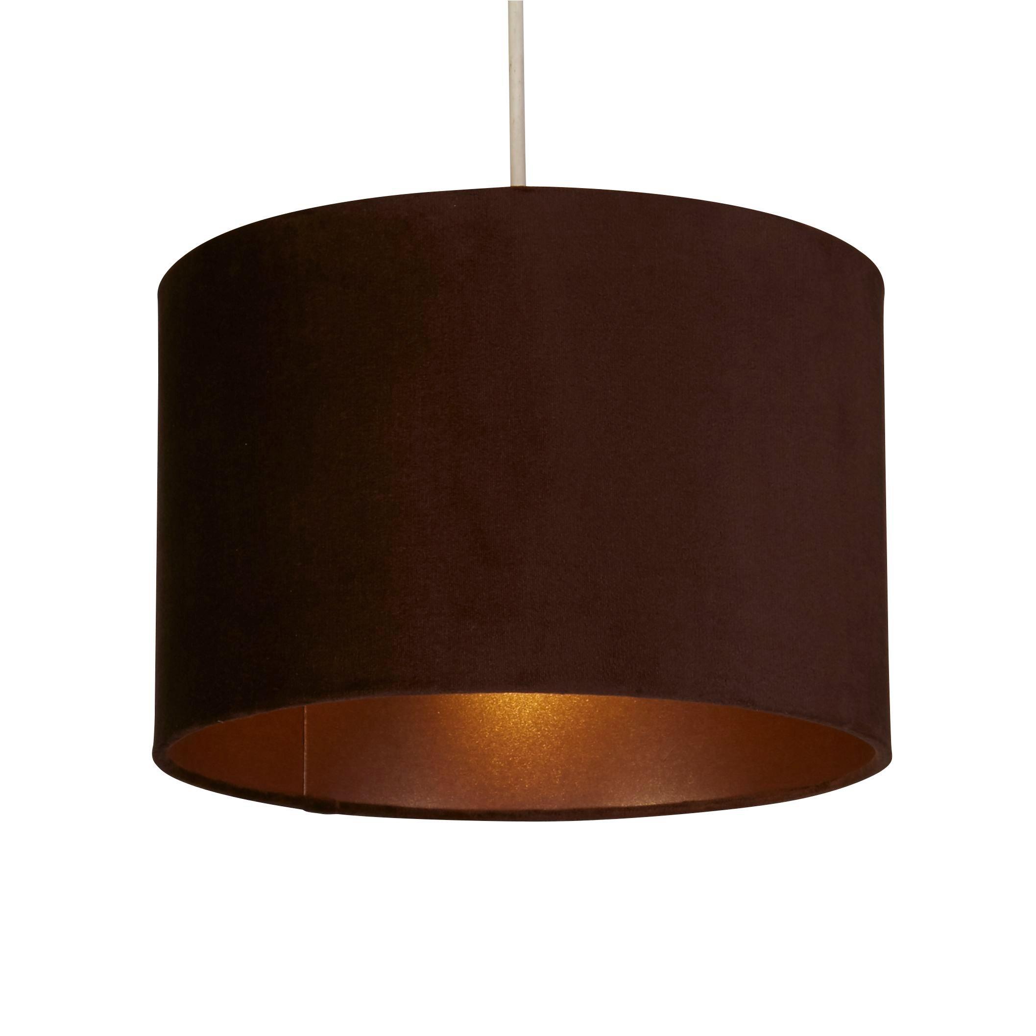 Chocolate - Lighting Collection - Calista Velvet Plum Ceiling Shade - 2