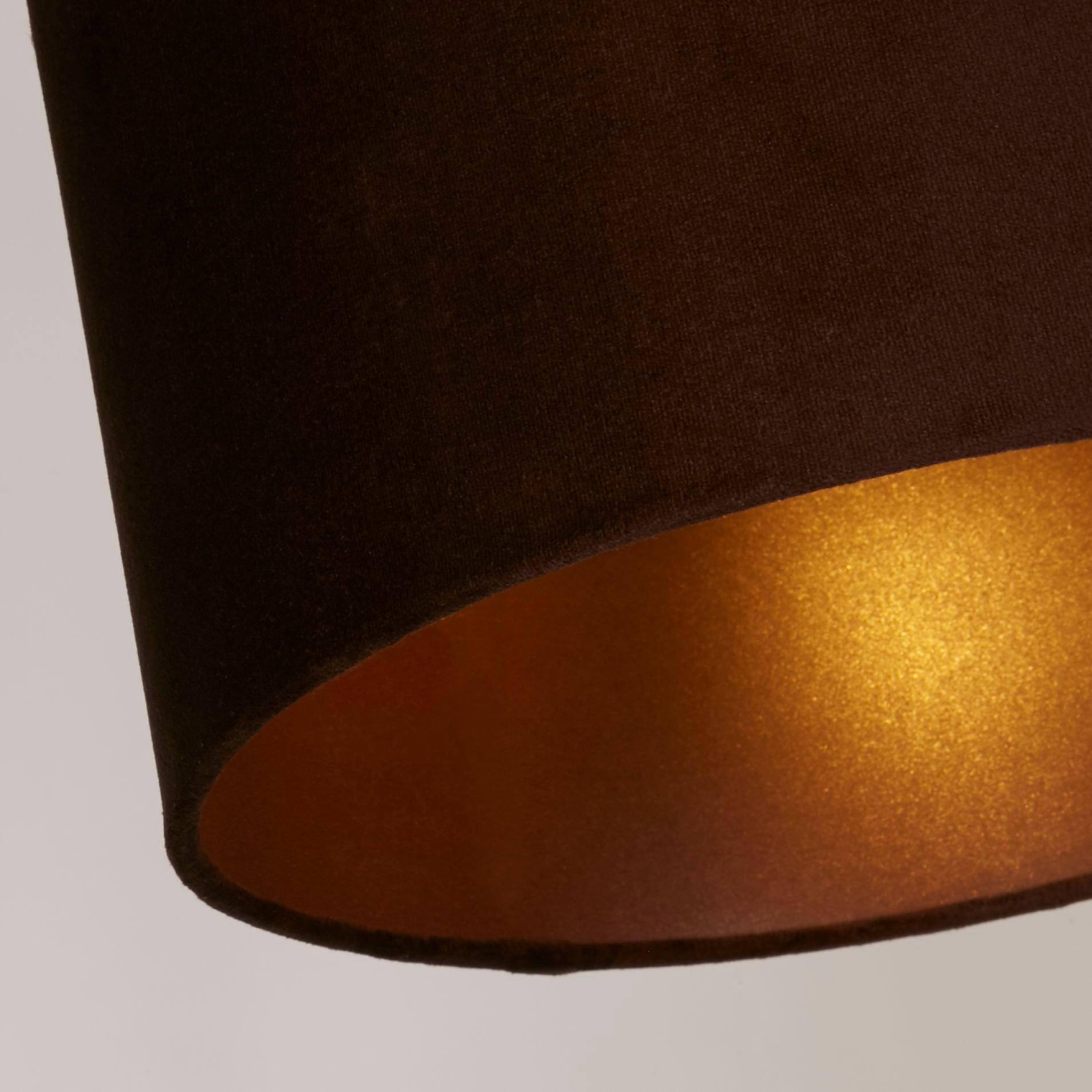 Chocolate - Lighting Collection - Calista Velvet Plum Ceiling Shade - 4