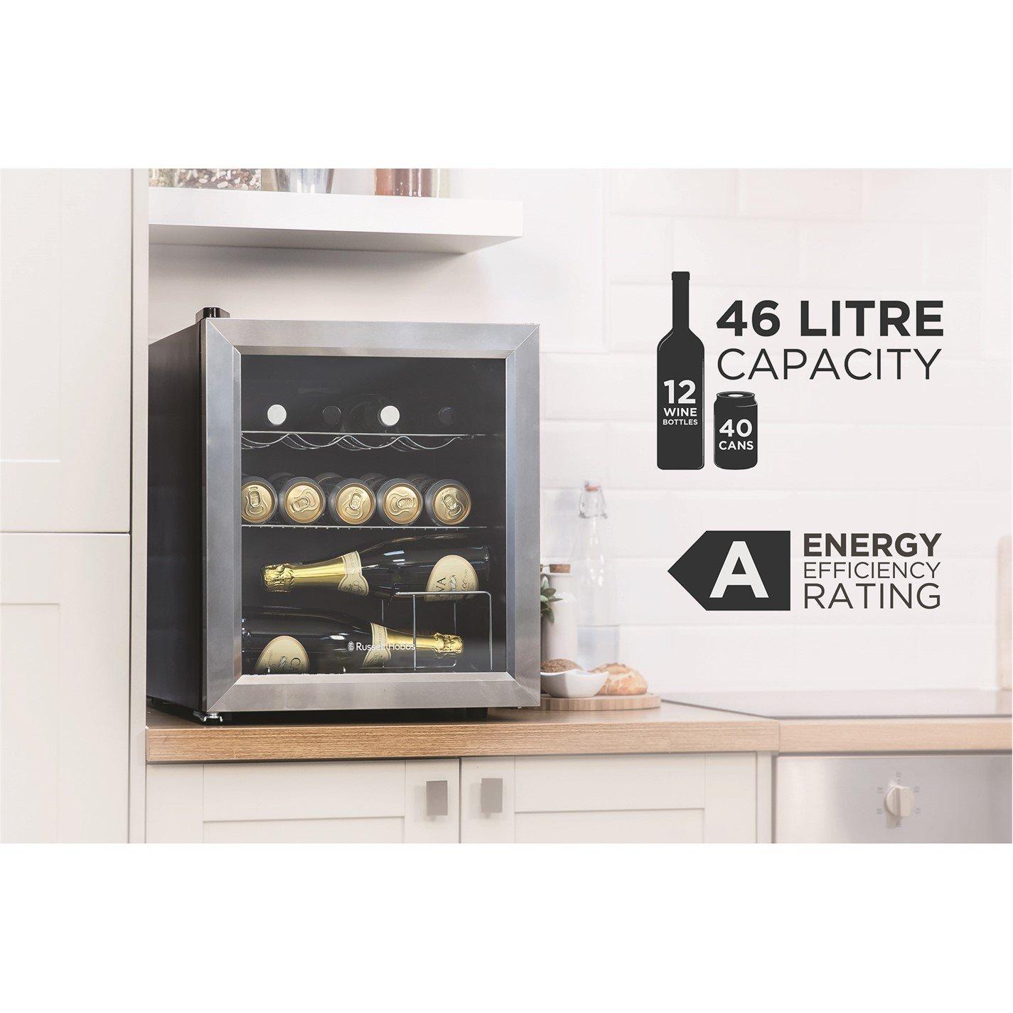 Stainless Steel - Russell Hobbs - RHGWC3SS-C Stainless Steel Drinks & Wine Cooler - 2