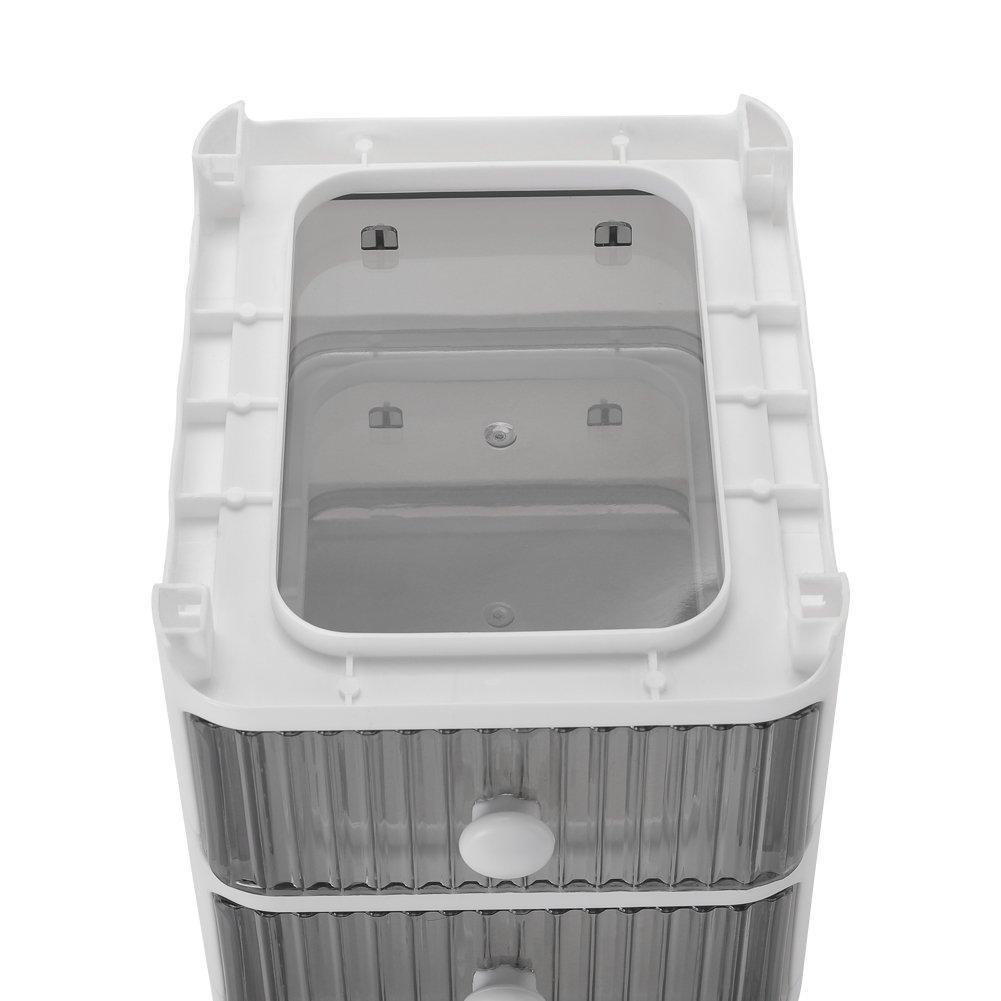 White - LIFE IDEAS - 2pcs 4-Drawer Desktop Organizer - 7