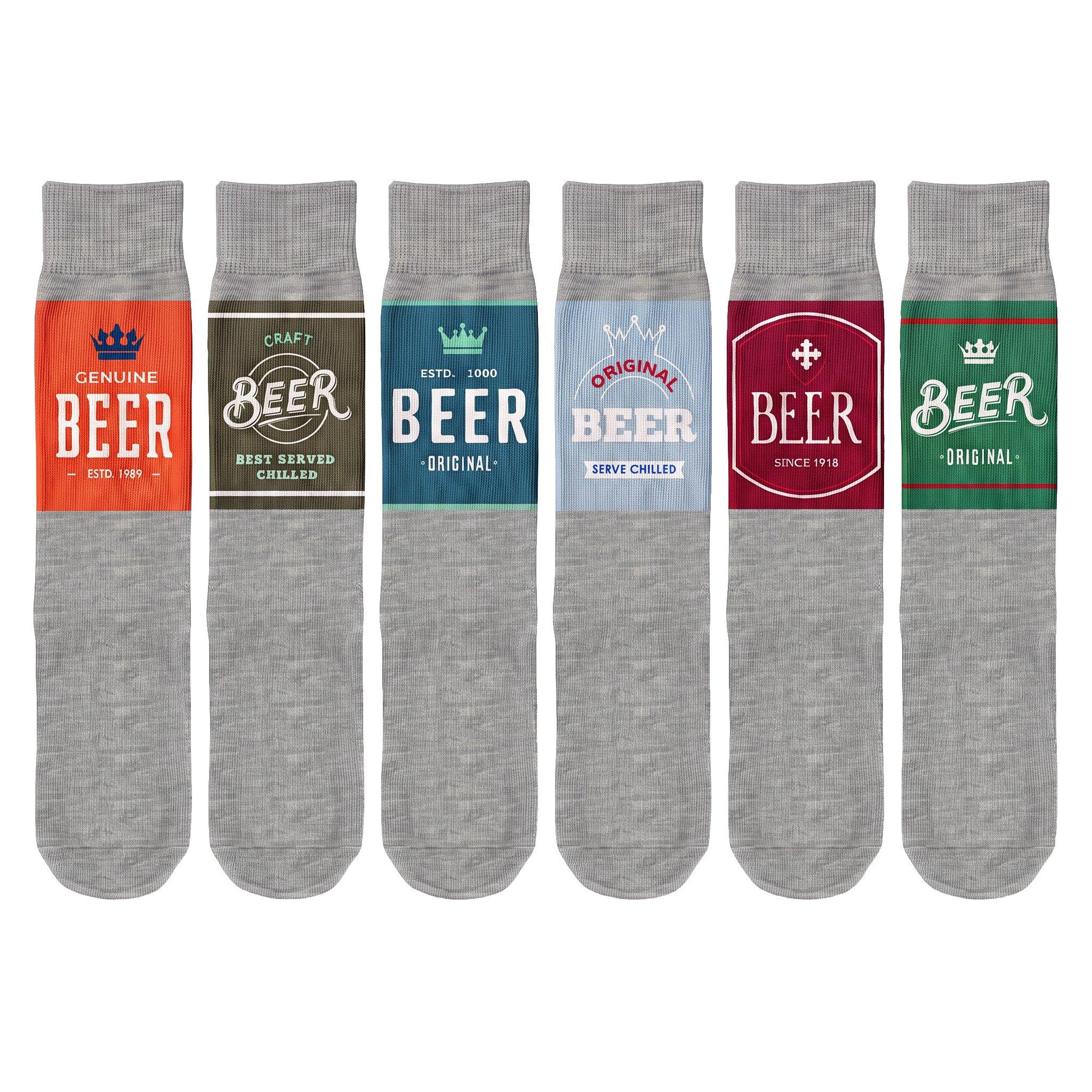 Groen - Orrsum Sock Company - Mens Craft Beer 6-Pack Socks Gift Box - 3