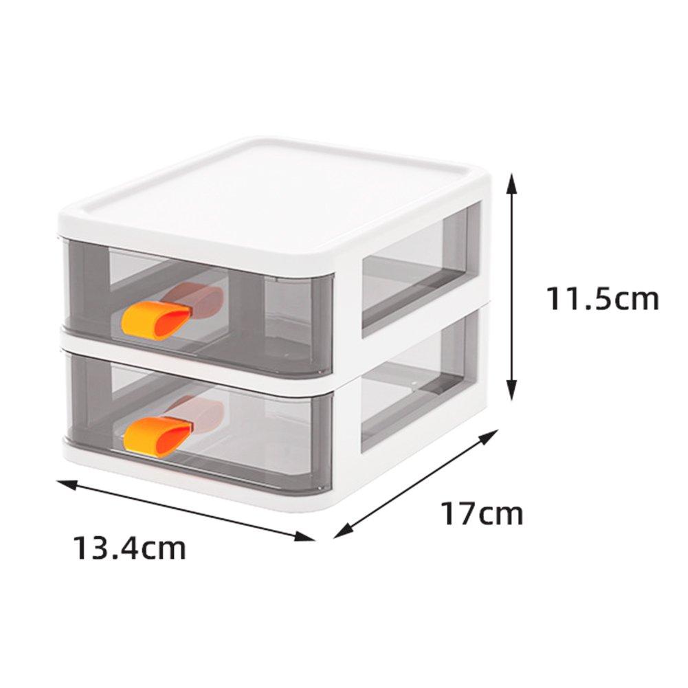 White - LIFE IDEAS - 2/3pcs Drawer-Style Storage Box - 2