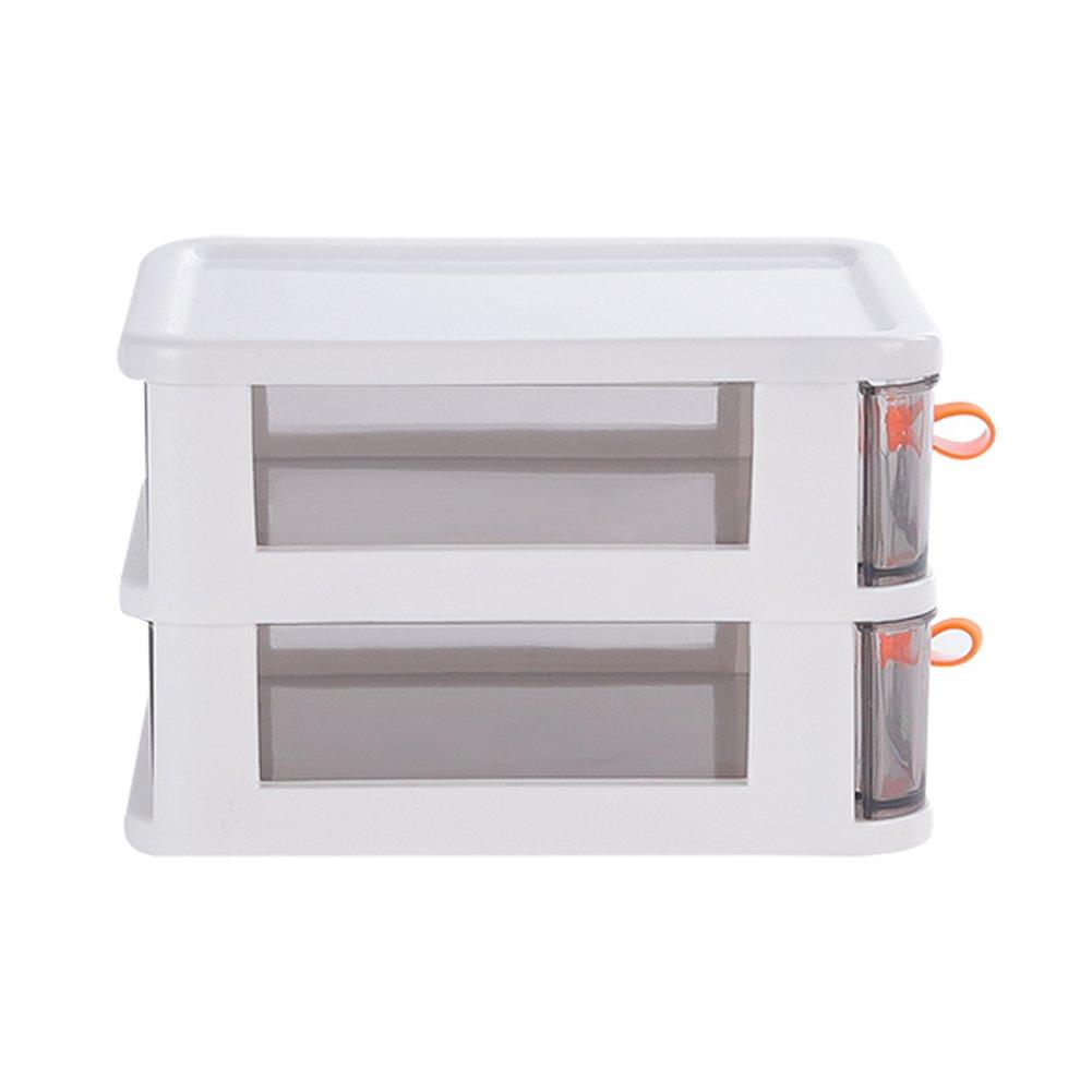 White - LIFE IDEAS - 2/3pcs Drawer-Style Storage Box - 7