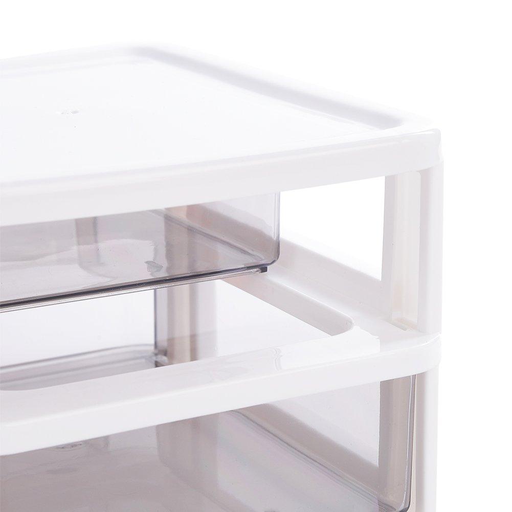 White - LIFE IDEAS - 2/3pcs Drawer-Style Storage Box - 10