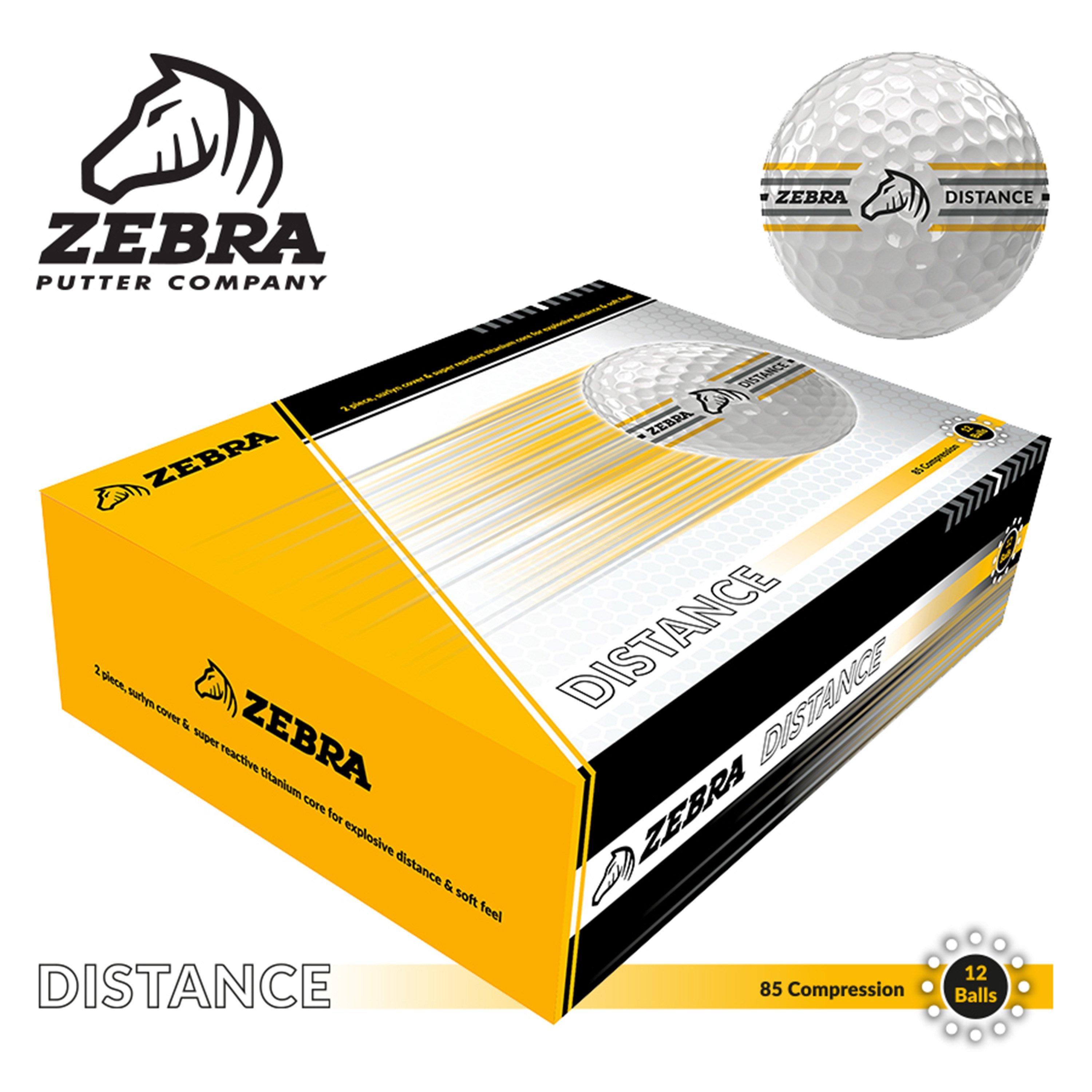 Zebra Zebra Distance Golf Ball (Dozen)
