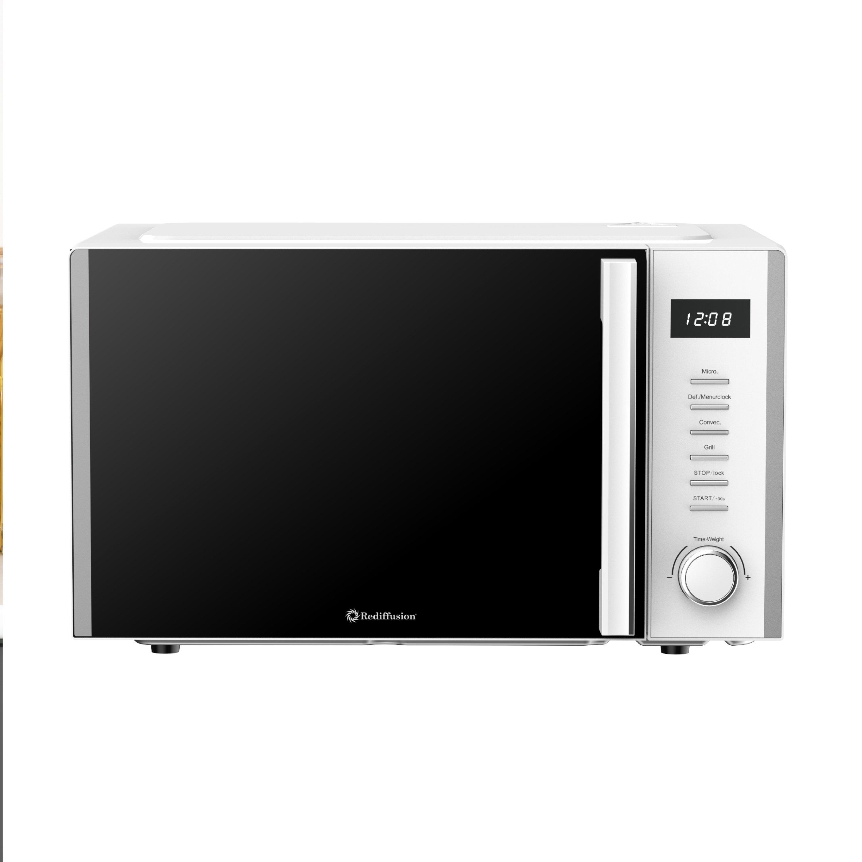 Rediffusion White 30L Digital Combination Microwave With Grill & Convection – - Image 3