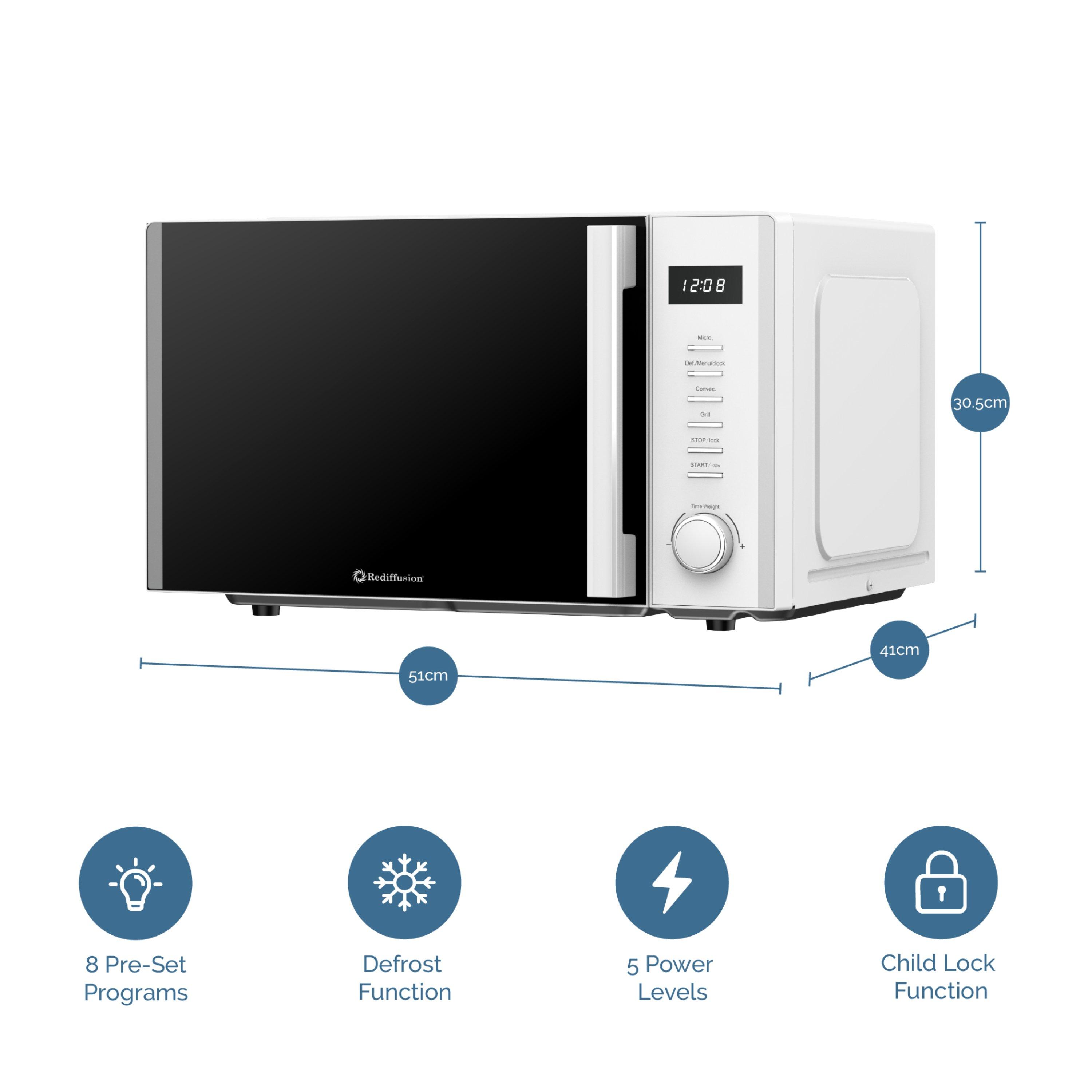 White - Rediffusion - Combination Microwave - 5