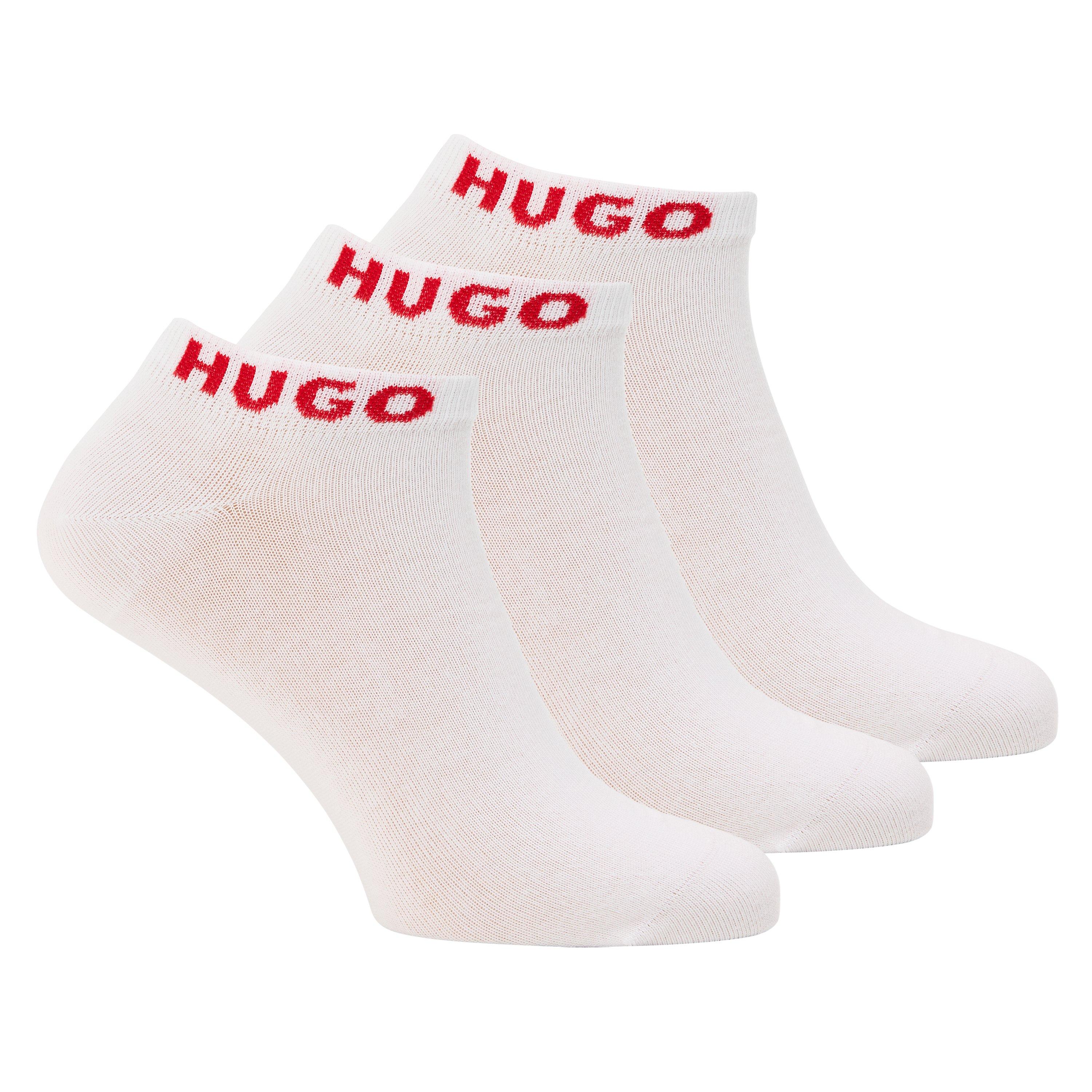 Boss Men's Trainer Ankle Socks - White - 9-11