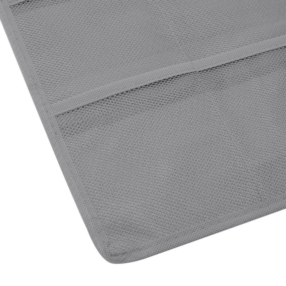 Grey - LIFE IDEAS - 4pcs Versatile Double-Sided Fabric Hanging Storage - 9