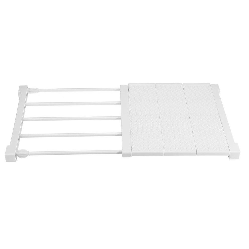 White2 - LIFE IDEAS - 2/3pcs Expandable Closet Tension Shelf Rod and Sto - 6
