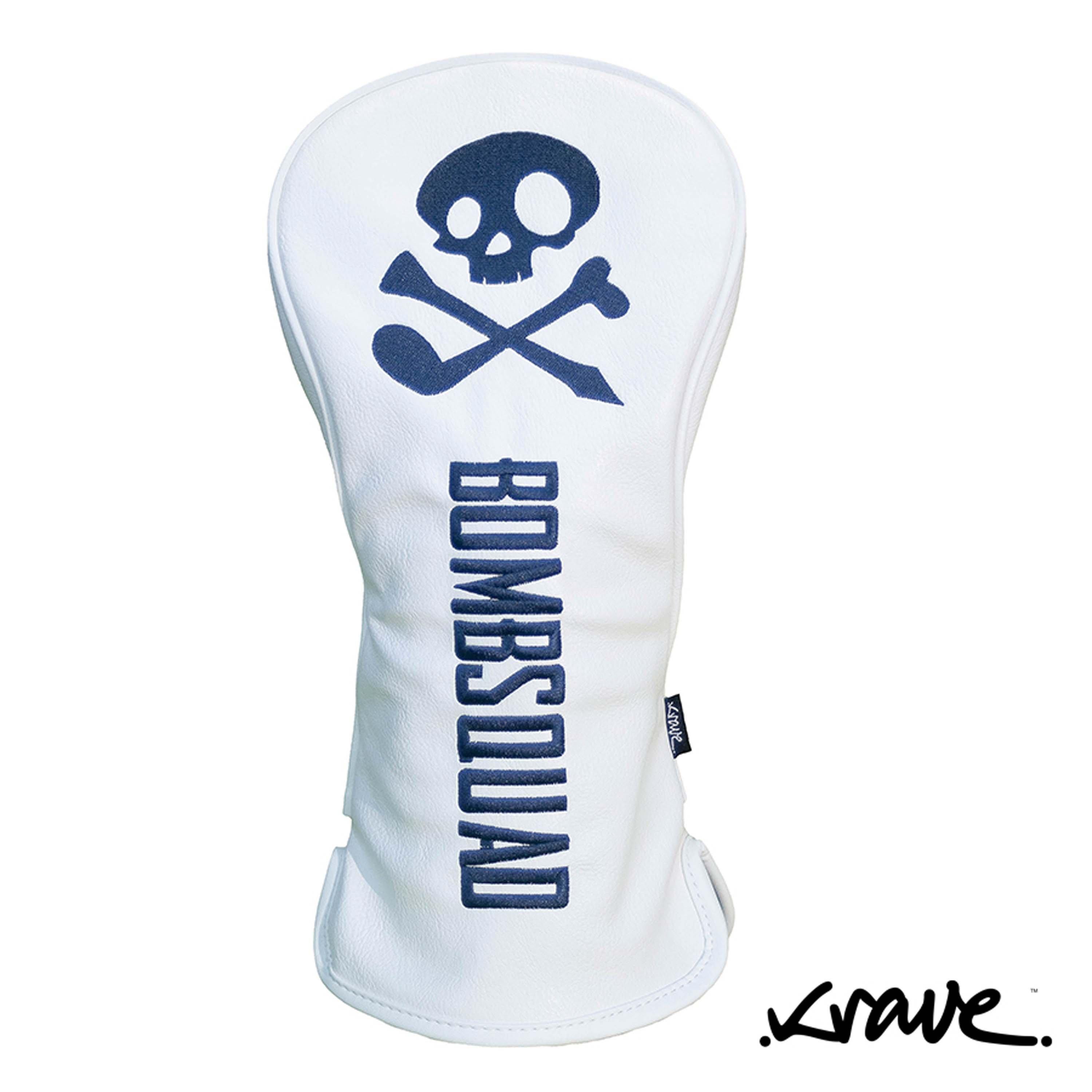 Krave  Bomb Squad Headcover - White/Black - Driver