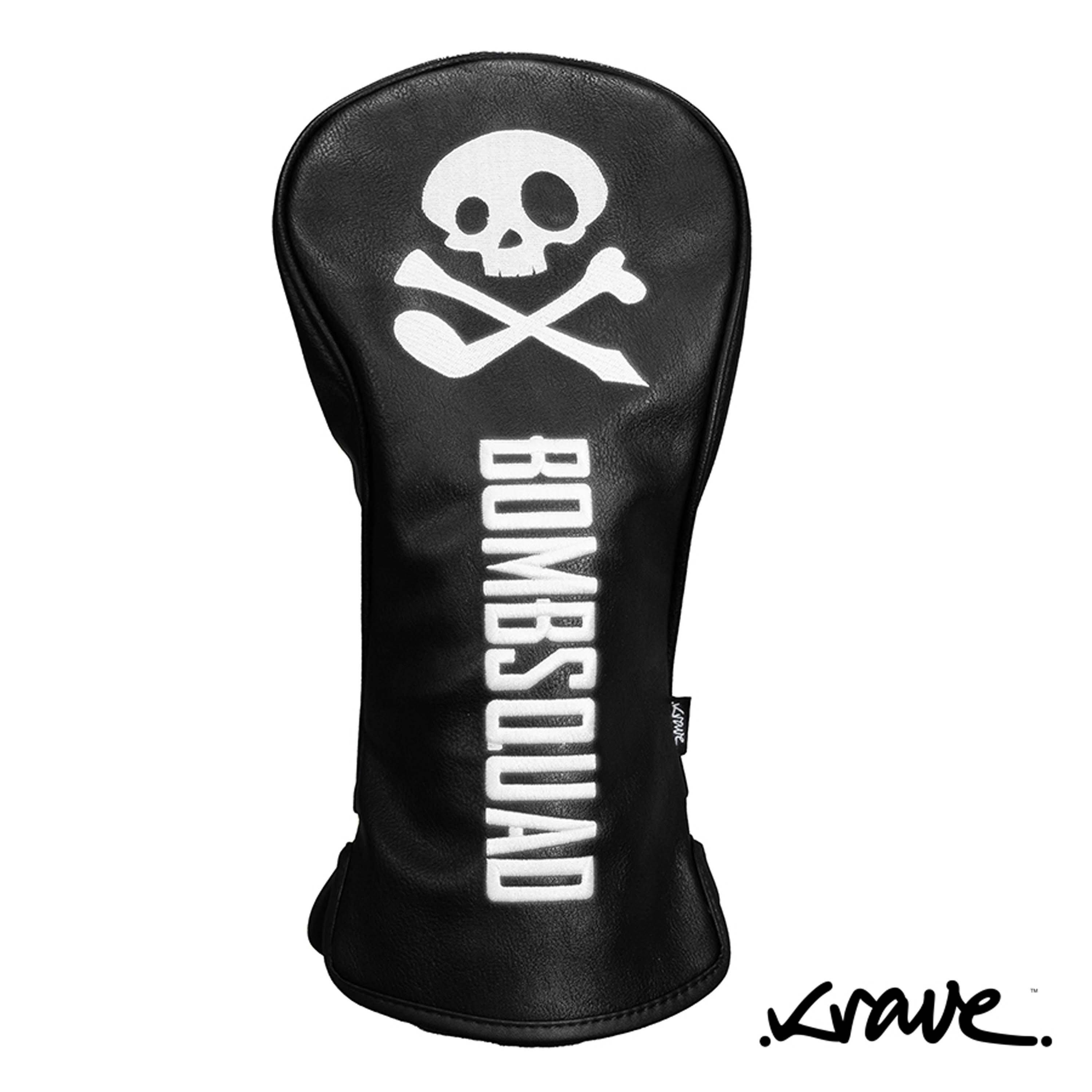 Krave  Bomb Squad Headcover - Black/White - Fairway