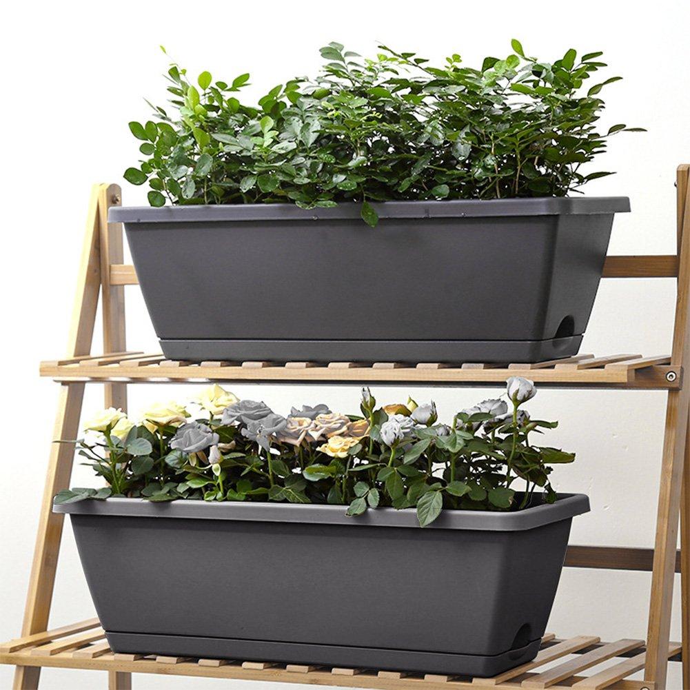 10pcs Rectangle Garden Planter Set