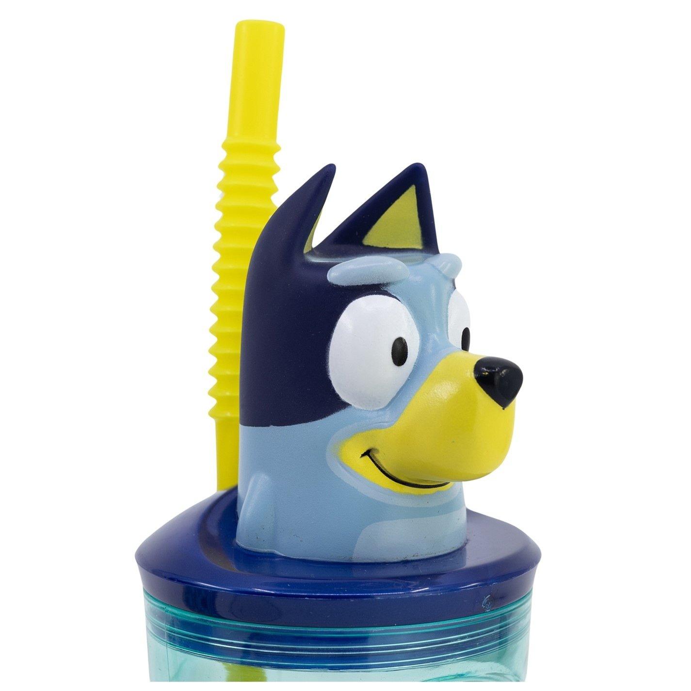 98520(Blue) - Bluey - Dinner Set With 3D Bottle - 5