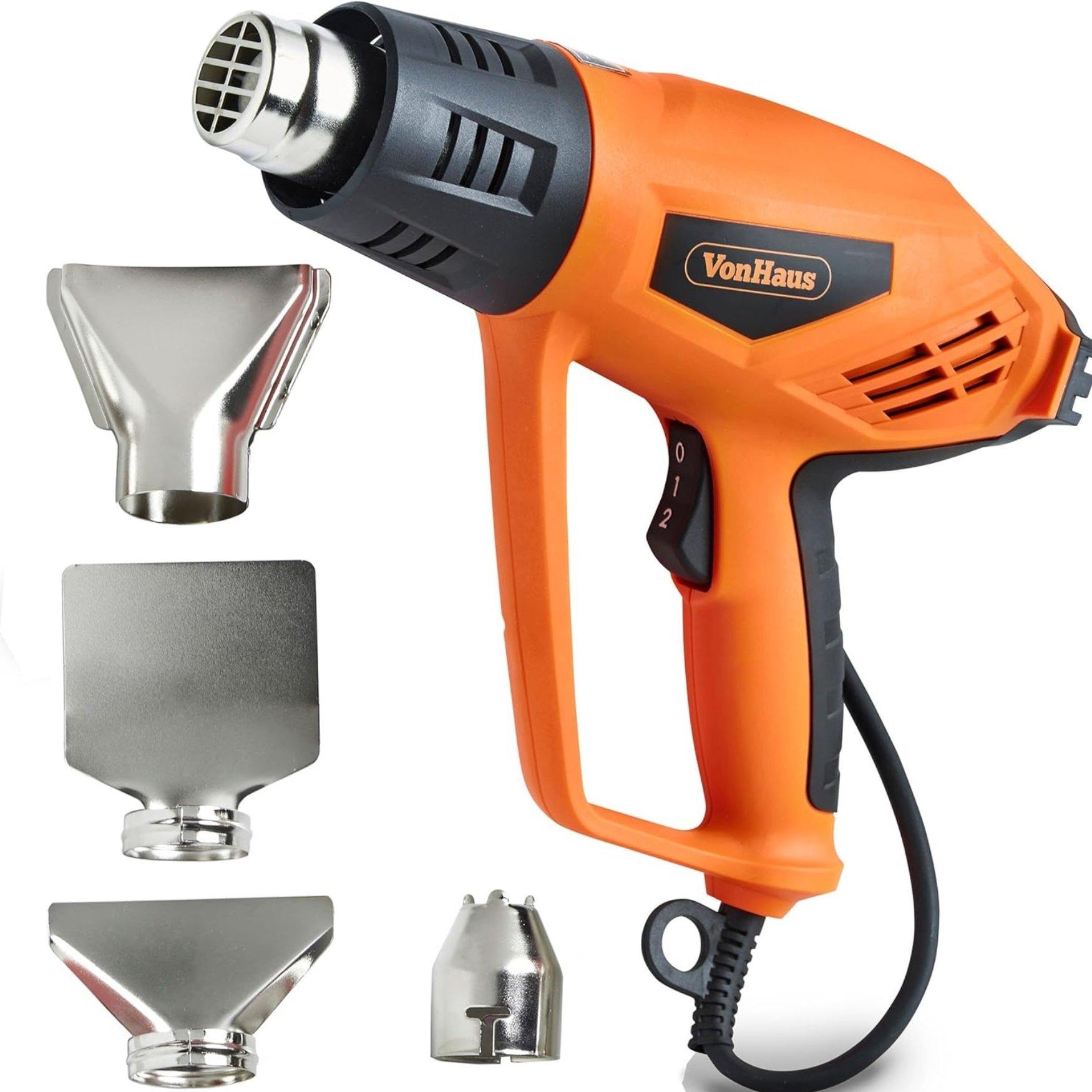 Orange - VonHaus - VonHaus Heat Gun - 2000W 350c & 550c - 1
