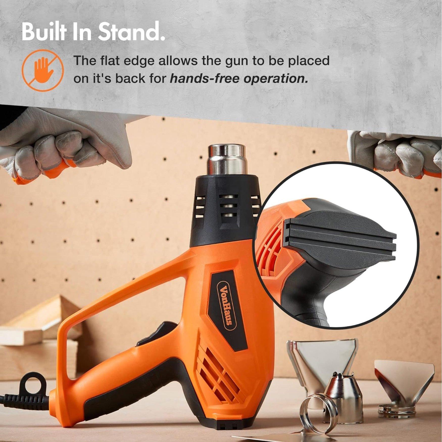 Orange - VonHaus - VonHaus Heat Gun - 2000W 350c & 550c - 3
