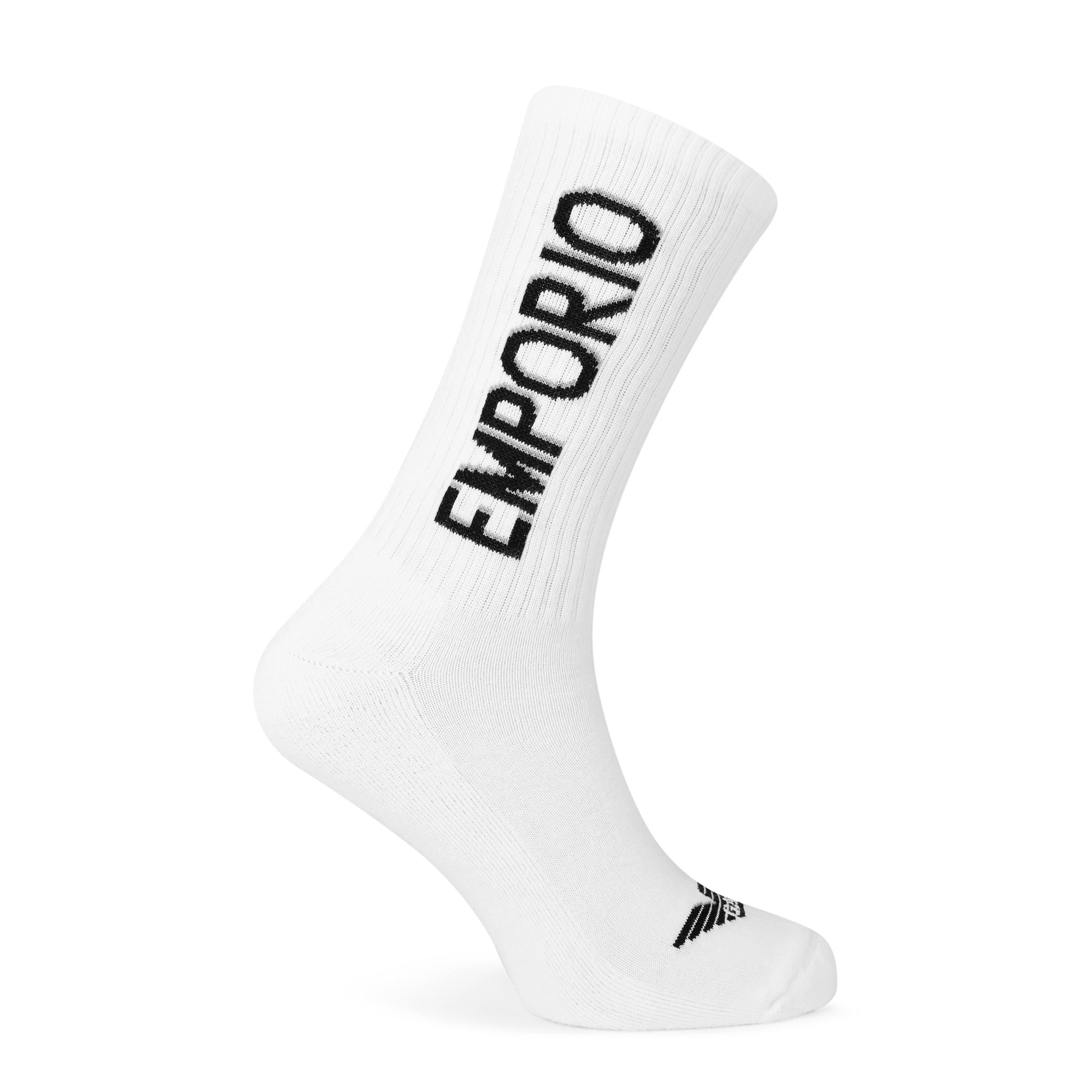Hvid 00110 - Emporio Armani - Men's Knitted Crew Socks - 2