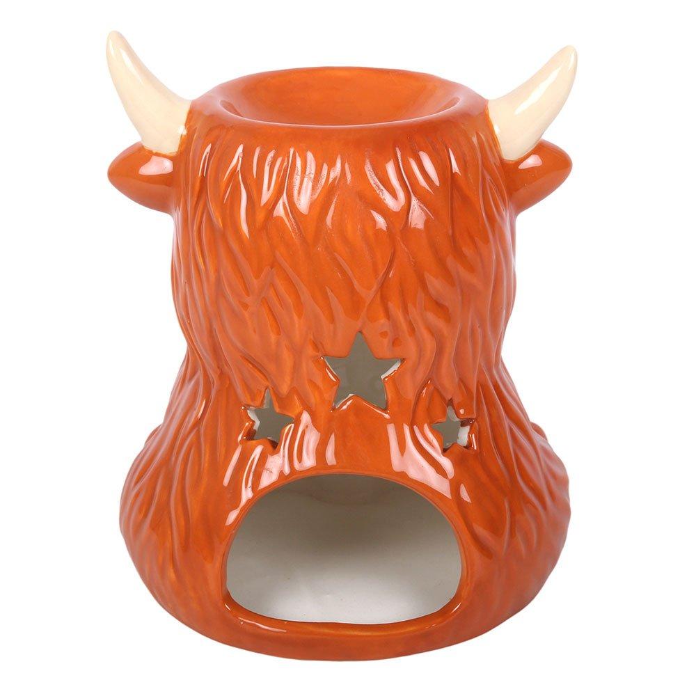 Brown - Something Different - Highland Cow Oil Burner and Wax Warmer - 3